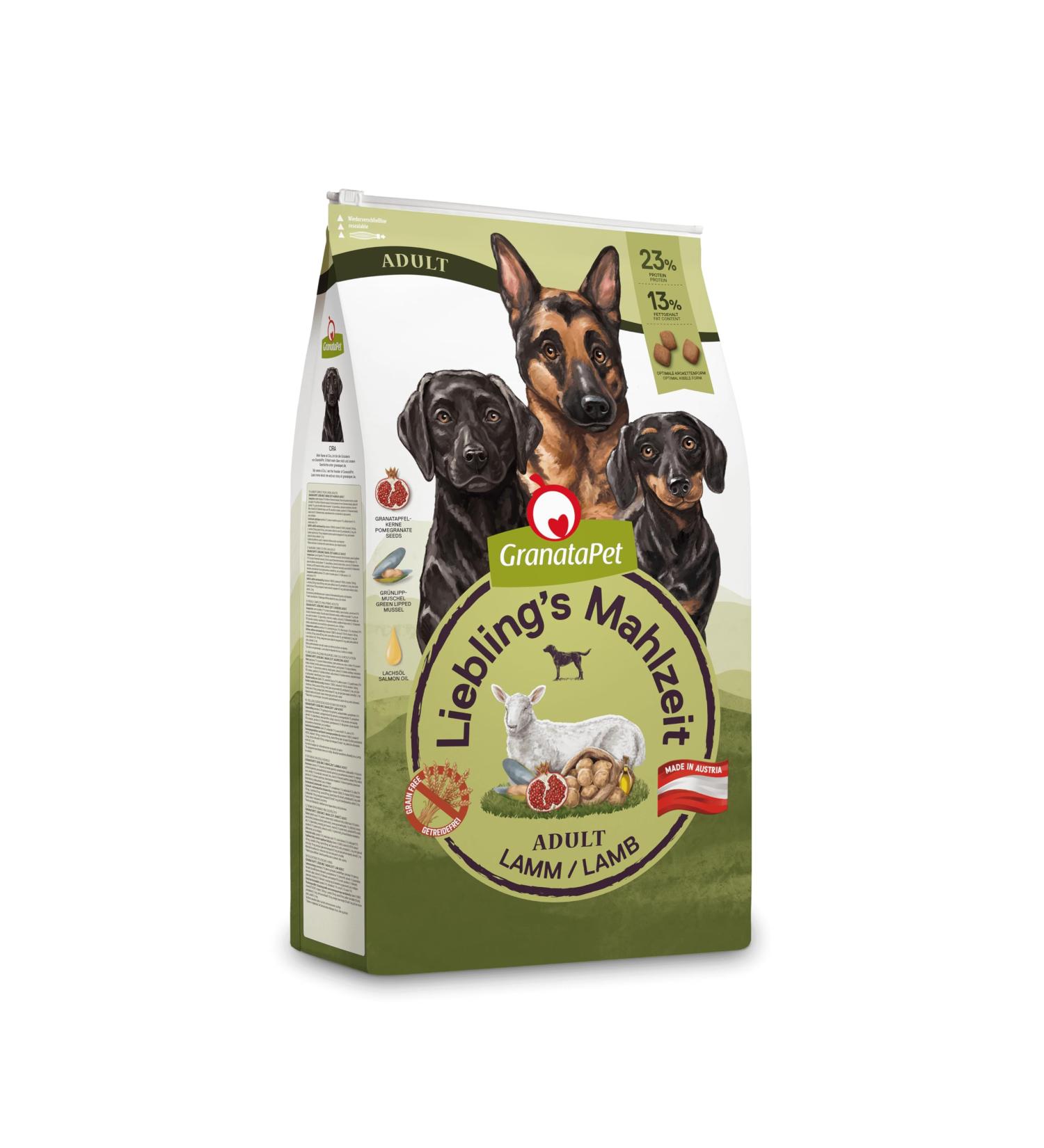 Granapet Liebling's Meal Adult Lamb 10kg - Grain-Free Sugar-Free Dry Dog Food | Premium Single Protein Formula - Buy Online on GoSupps.com