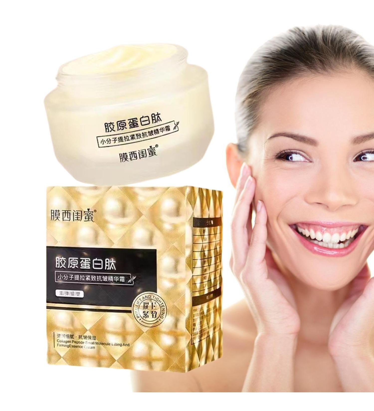  Linsition Brightening and firming serums peptide moisturizer for facial wrinkles and dark spots | Nourishing moisturizing cream helps to firm smooth wrinkles and nourish the skin - Buy Online on GoSupps.com
