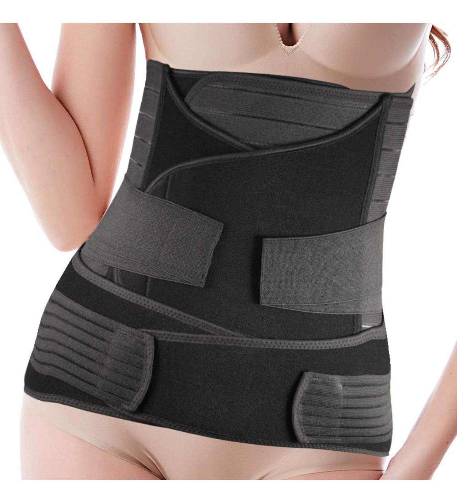 TIRAIN 3-in-1 Postpartum Belly Band | C-Section Recovery Belt XL Black - Buy Online on GoSupps.com