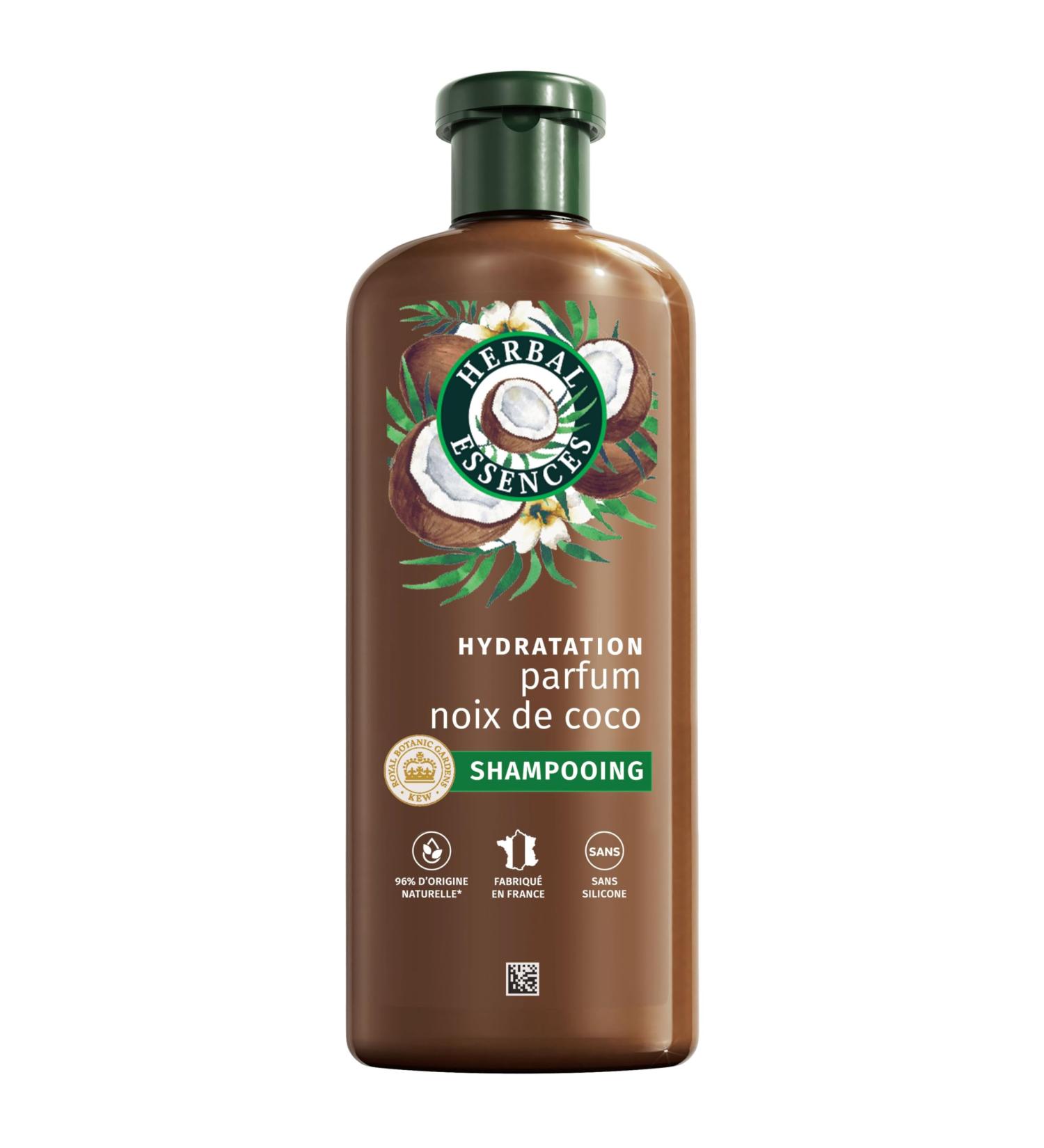 Herbal Essences Hydration Shampoo Coconut Scent 250ml Very Dry Hair Helps Nourish and Smooth For Soft Hair Naturally Derived Ingredients Silicone Free Vegan - Buy Online on GoSupps.com