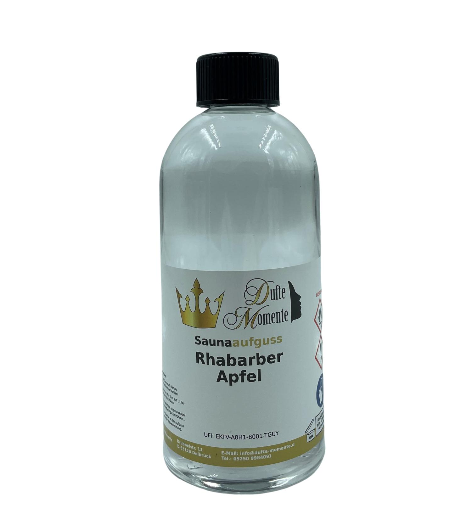 Small Moments Rhubarb Apple Sauna Infusion Concentrate 500ml - Child Lock PET Bottle for Home & Professional Use - Buy Online on GoSupps.com
