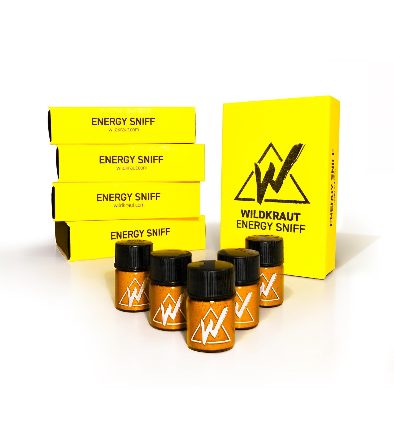 Wildwort Energy Sniff - Original T nferpack | Boost Focus & Energy | Made in Austria | 5-Pack Water Mint Snuffs - Buy Online on GoSupps.com