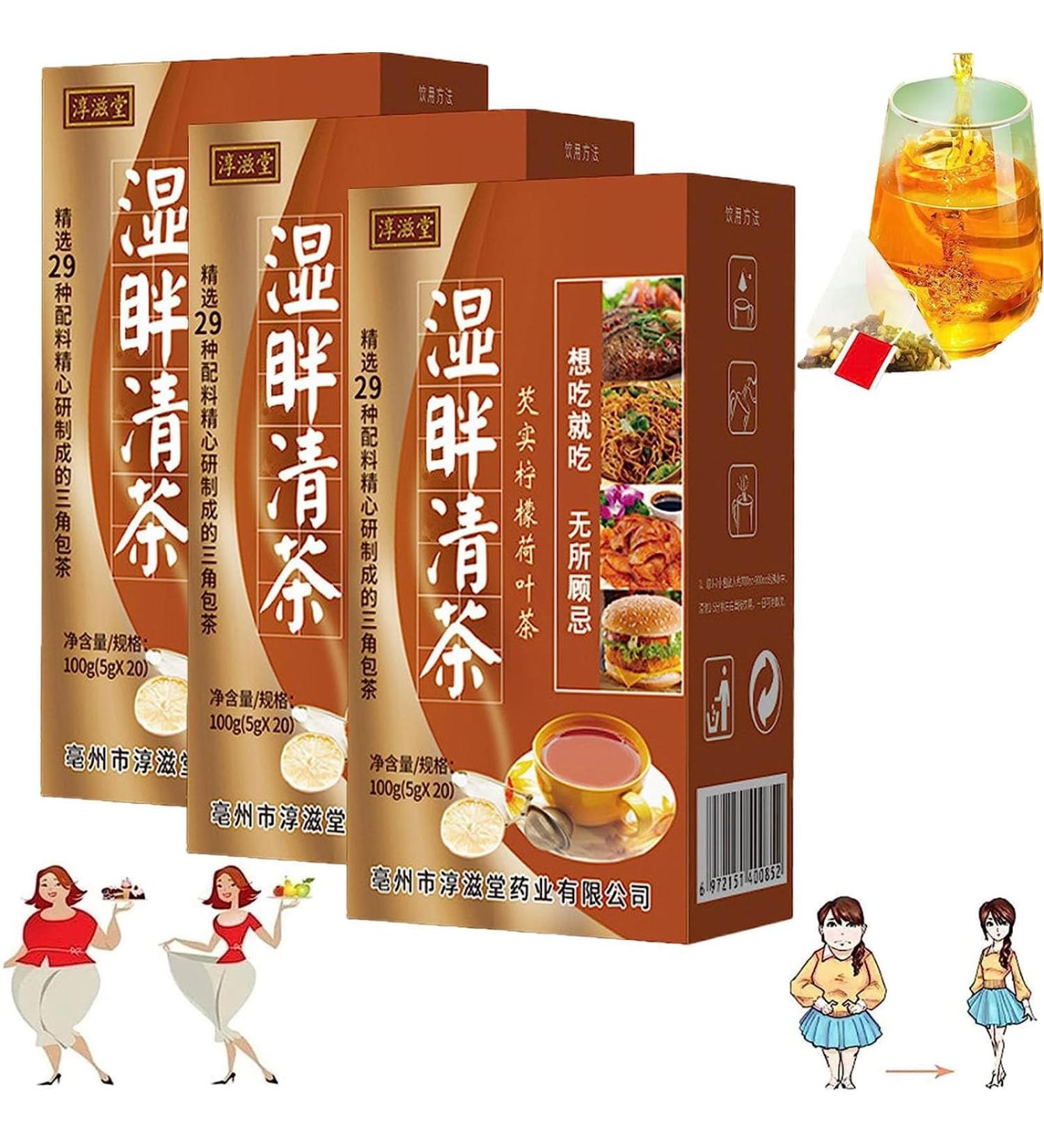 Yeluptu 29 Flavors Liver Care Tea - Herbal Slimming & Liver Support Tea (3 Boxes) - Healthier Liver & Dampness Removal - Buy Online on GoSupps.com