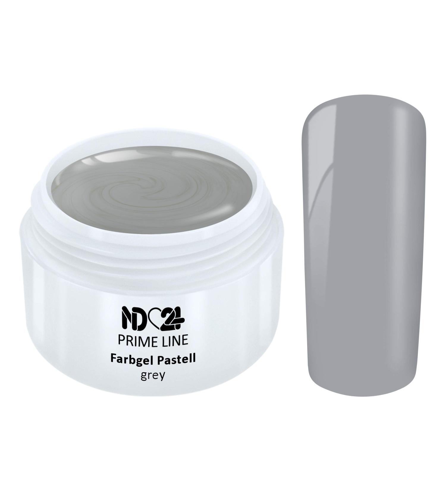 Prime Line - Uv Led Color Gel Pastel Gel Grey Design Grey Studio Quality - Made in Germany - 5ml
