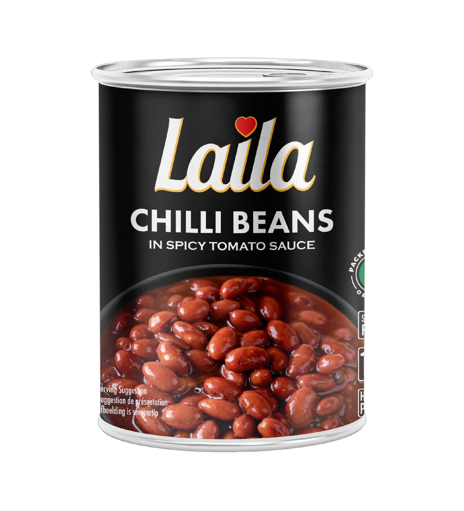 Laila Canned Chilli beans 12x400g (pack of 12) - Buy Online on GoSupps.com