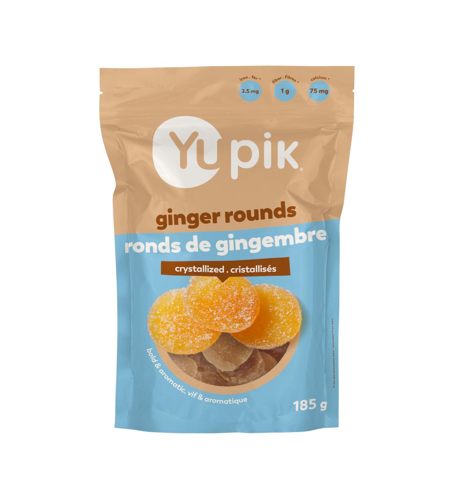 Yupik Ginger Rounds Crystallized 185 g Gluten-Free Kosher Candied Dried Fruits Spicy & Sweet Snacks Perfect for Tea Infusion - Buy Online on GoSupps.com