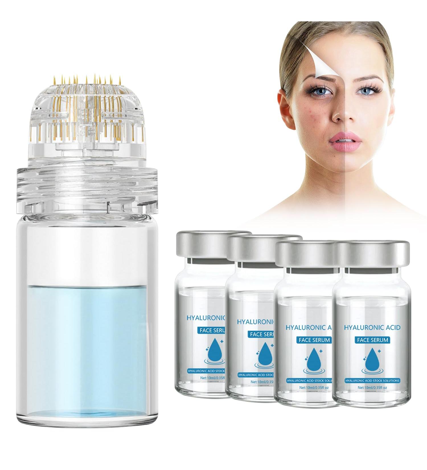 Micro Infusion System for Lips Micro System for Face SerumSmooth Skin Facial Serum for All Skin Types (1* applicator+4*Serum) - Buy Online on GoSupps.com