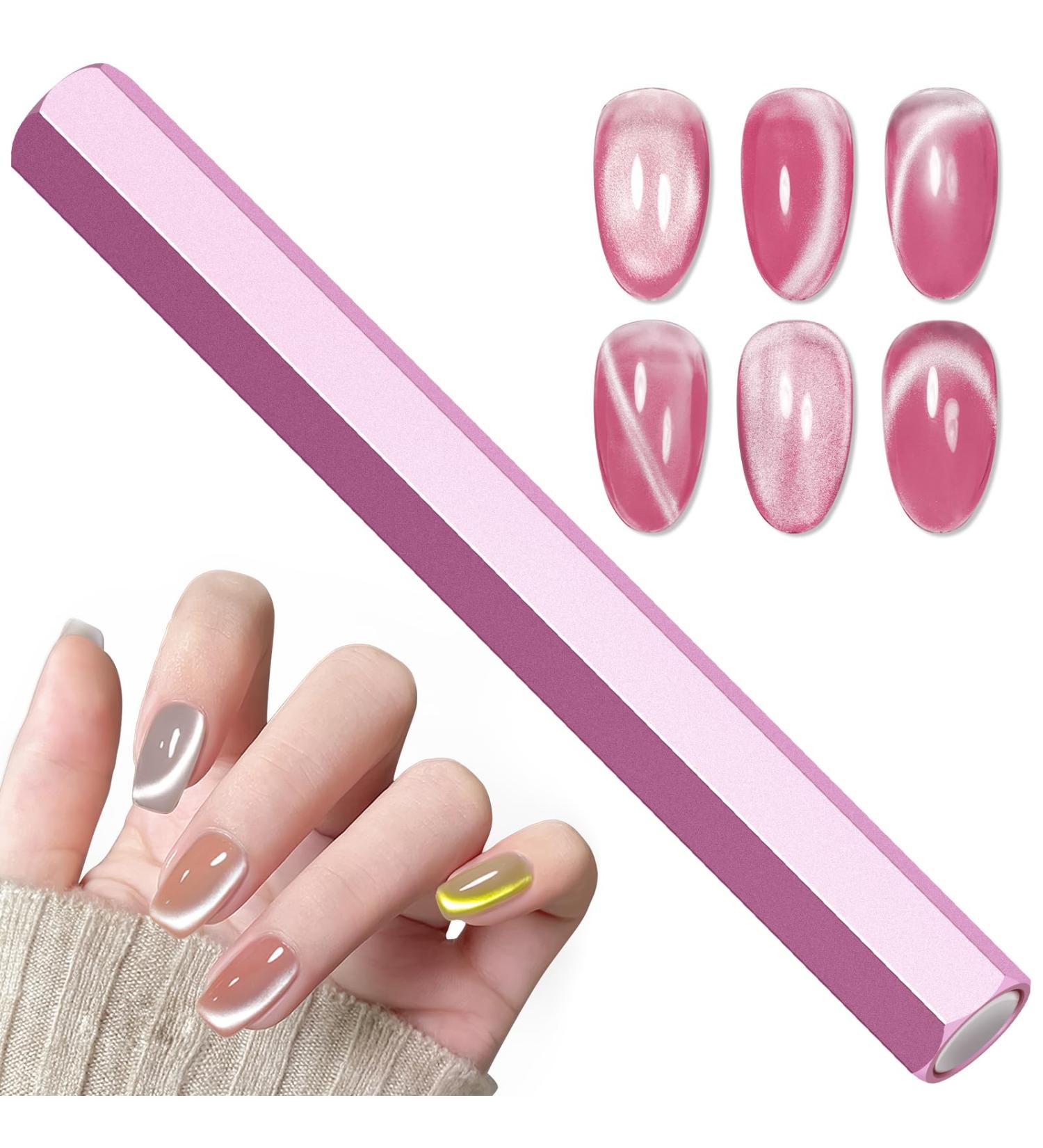 MIZHSE Nail Magnet Tool | Double-Head Cat Eye Magnet Pen | Hexagonal Design for Nail Art | Professional & DIY Nail Salon Tools - Buy Online on GoSupps.com