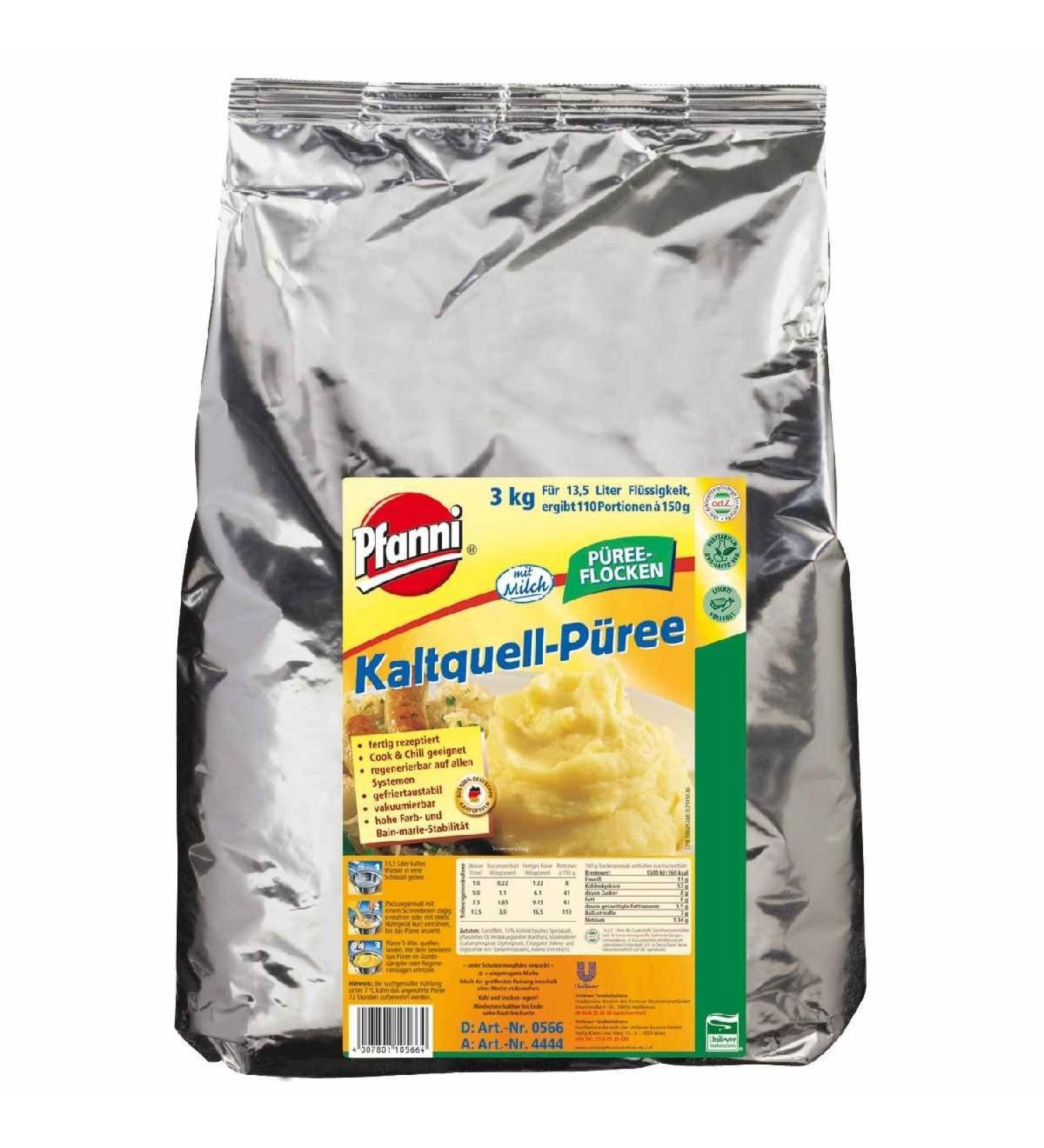 Pfanni cold-quell puree flake puree with milk 3 kg
