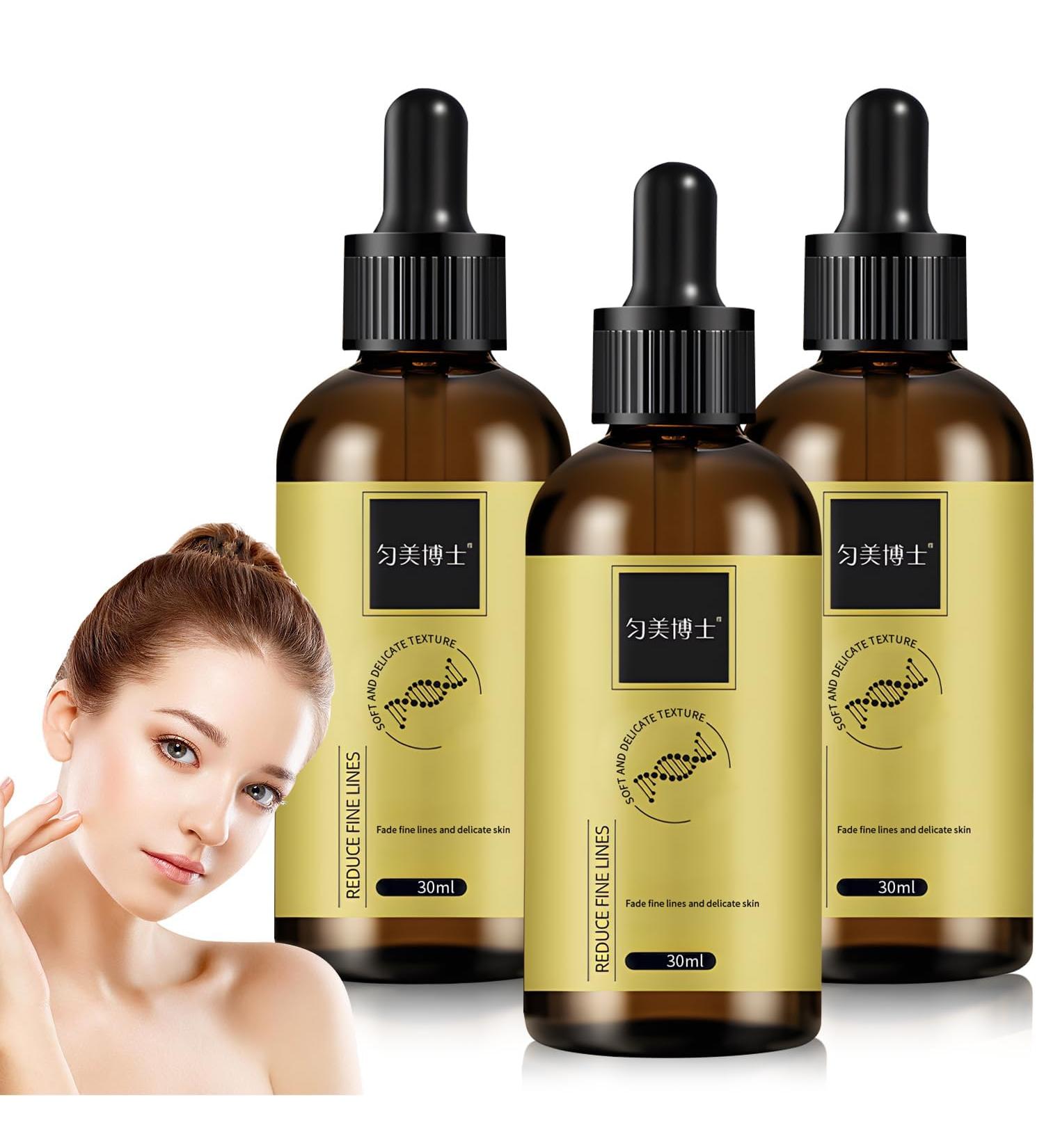 FLLUOUZH AntiWrinkle Firming Serum Firm and Plump Face Serum AntiAging Lifting Essence Hydrate & Moisturize Reduce Fine Lines and Wrinkles AntiAging Moisturizer for All Skin Types 3PCS - Buy Online on GoSupps.com