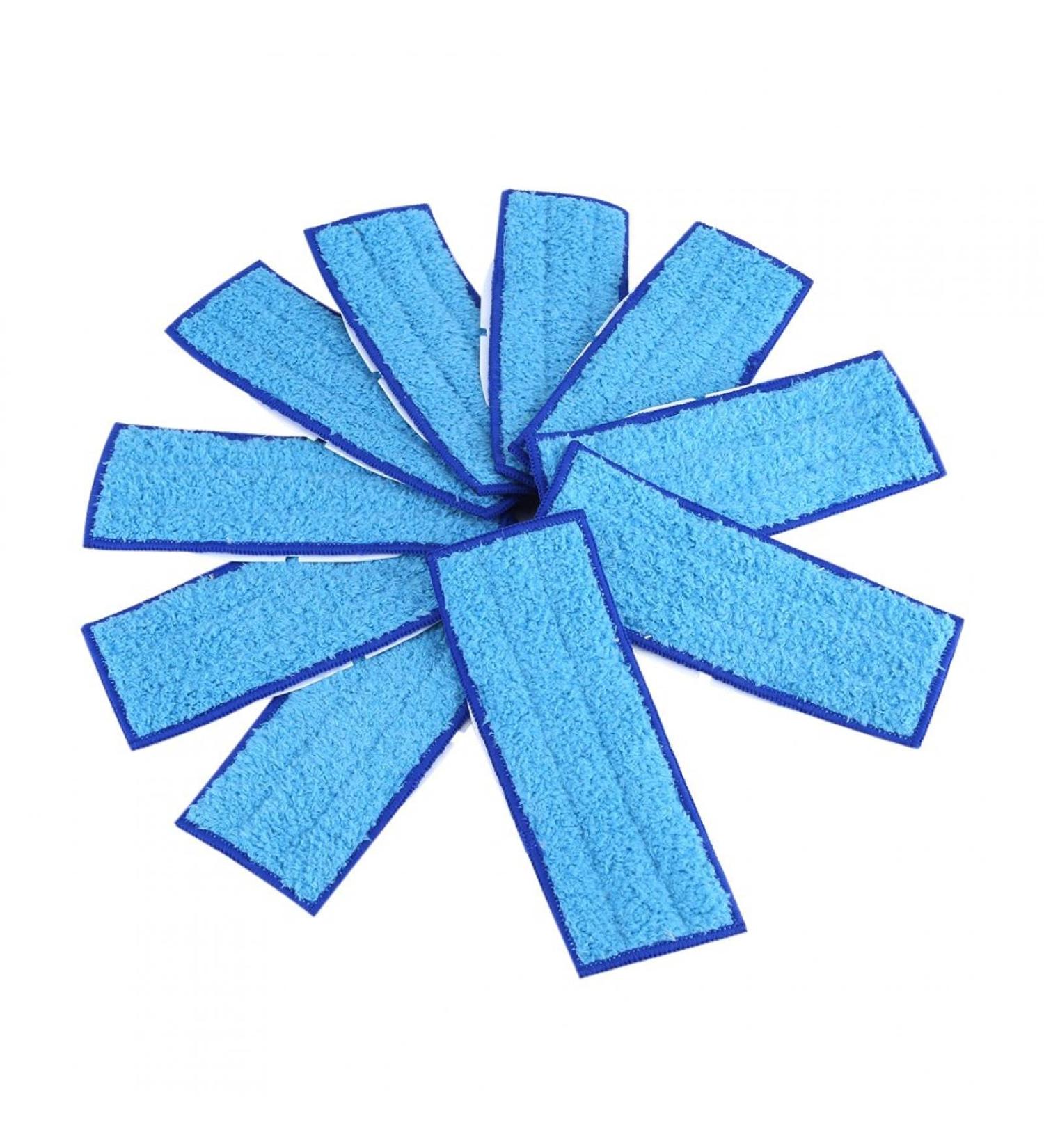 Replacement Washable Pad 10 Pcs Paste Cleaning Cloth Replacement Washable Wet Dry Mopping Pads for Jet 240/241 for Hardwood(Blue) - Buy Online on GoSupps.com