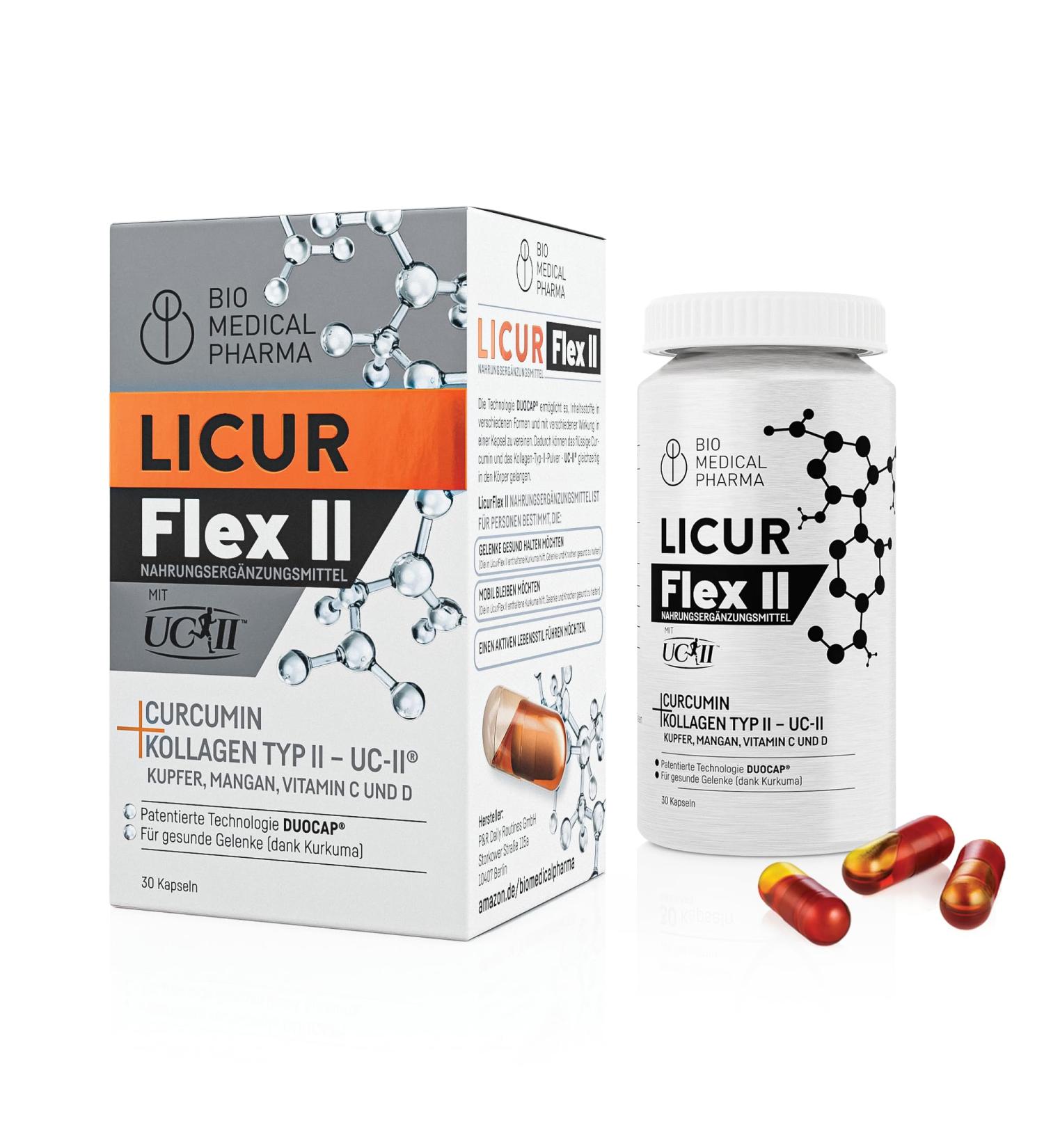 Turmeric Capsules with UC-II Collagen Vitamin C & D - High Bioavailability Micelle Curcumin | 1 Capsule Daily | Monthly Pack - Buy Online on GoSupps.com