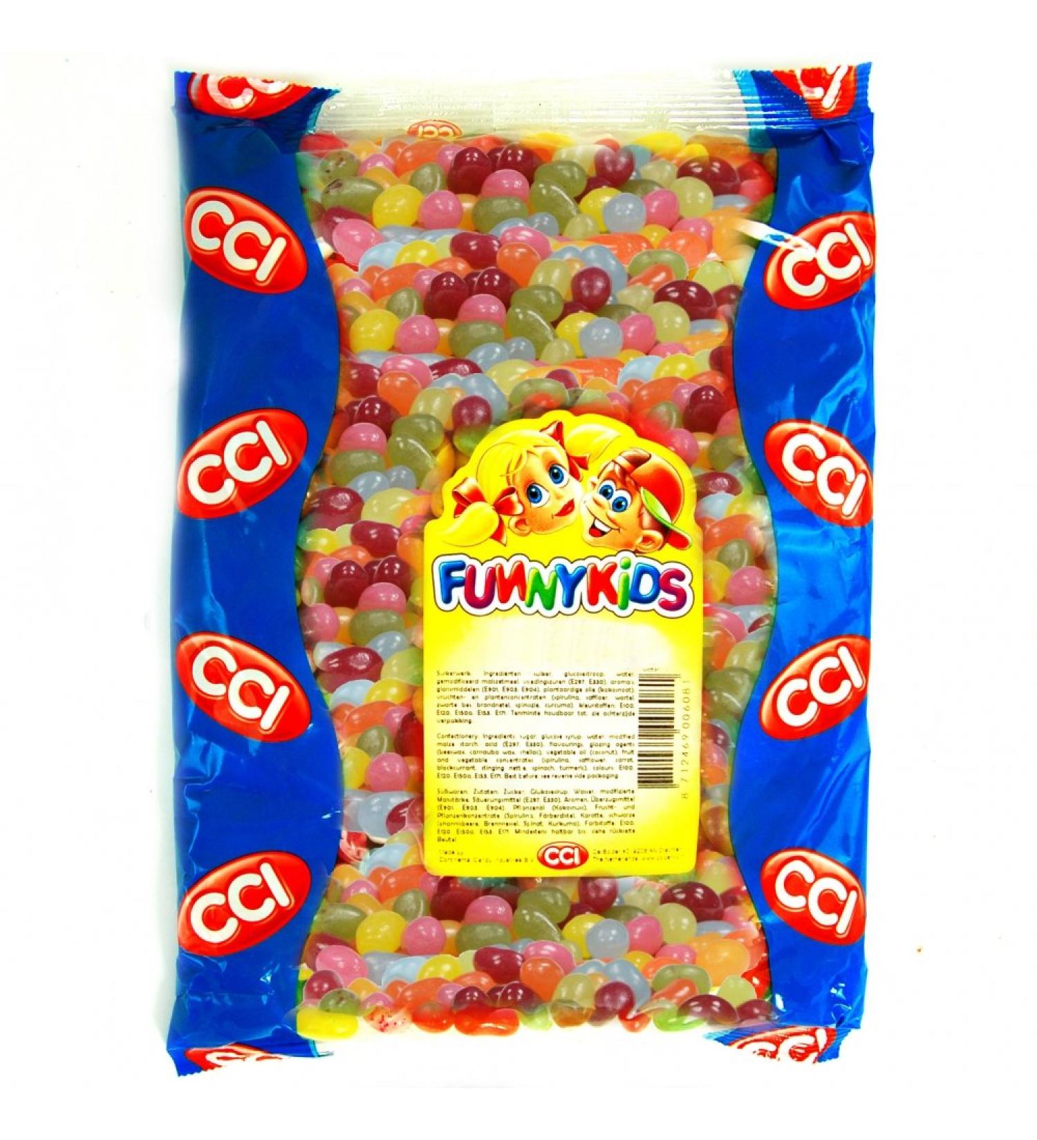Funny Kids Jelly Beans Sour 1kg