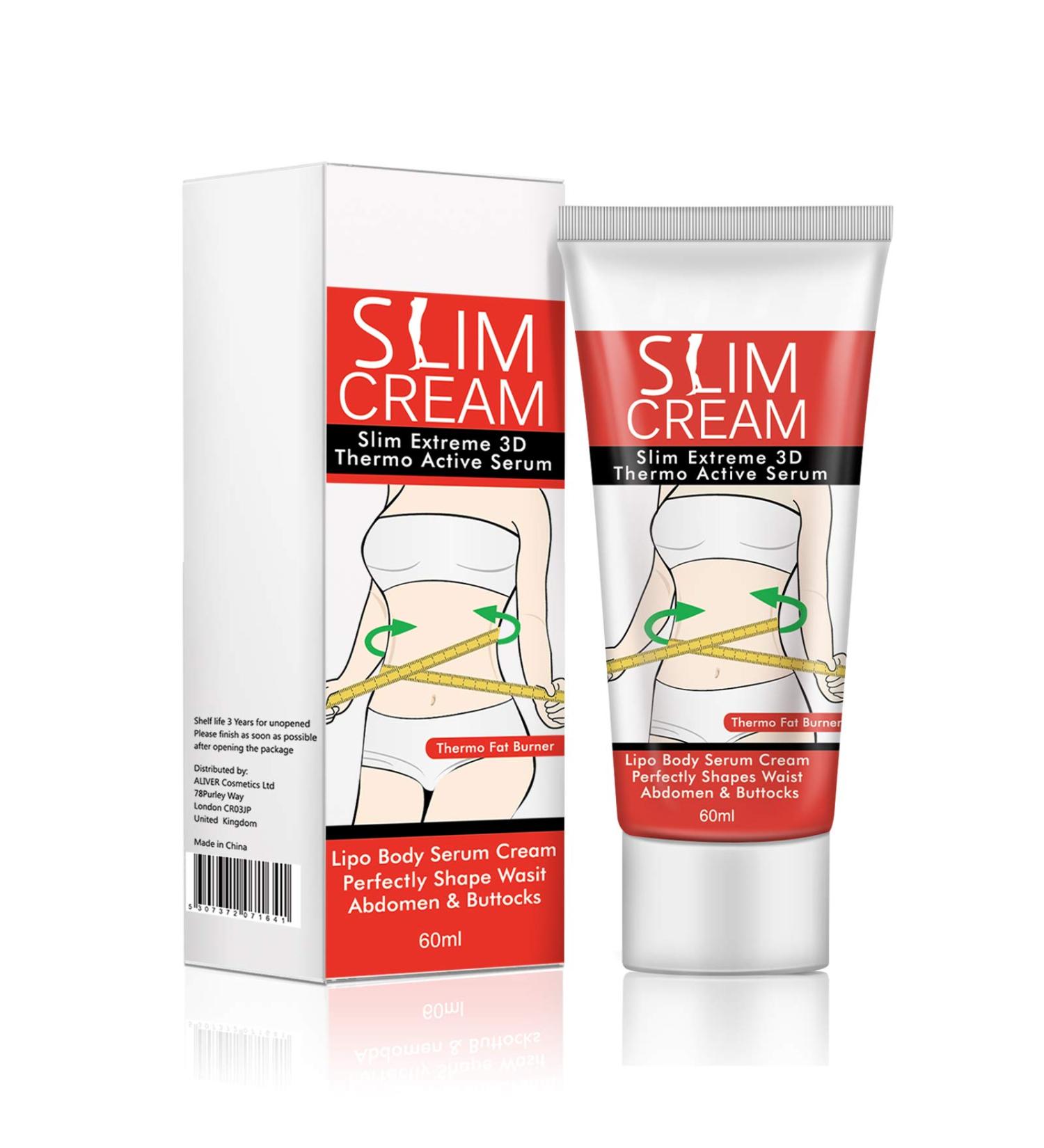 ELAIMEI Hot Slimming Cream 60ml - Fat Burner & Tummy Tuck for Weight Loss - Anti-Cellulite Body Massage Cream - 1 Pack - Buy Online on GoSupps.com