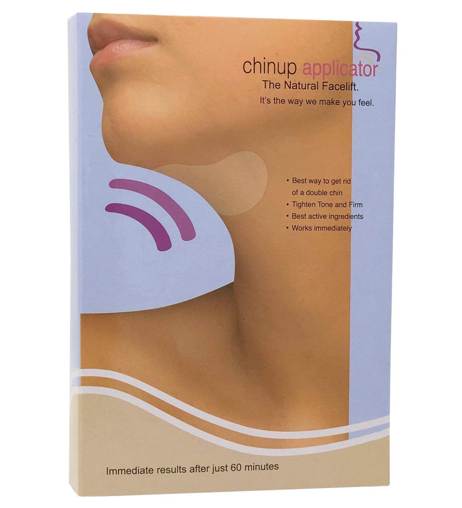Ultimate Chin Up Applicator Face Wrap - Double Chin Reduction & Neck Slimming - 5 Wraps & Applicators - Buy Online on GoSupps.com