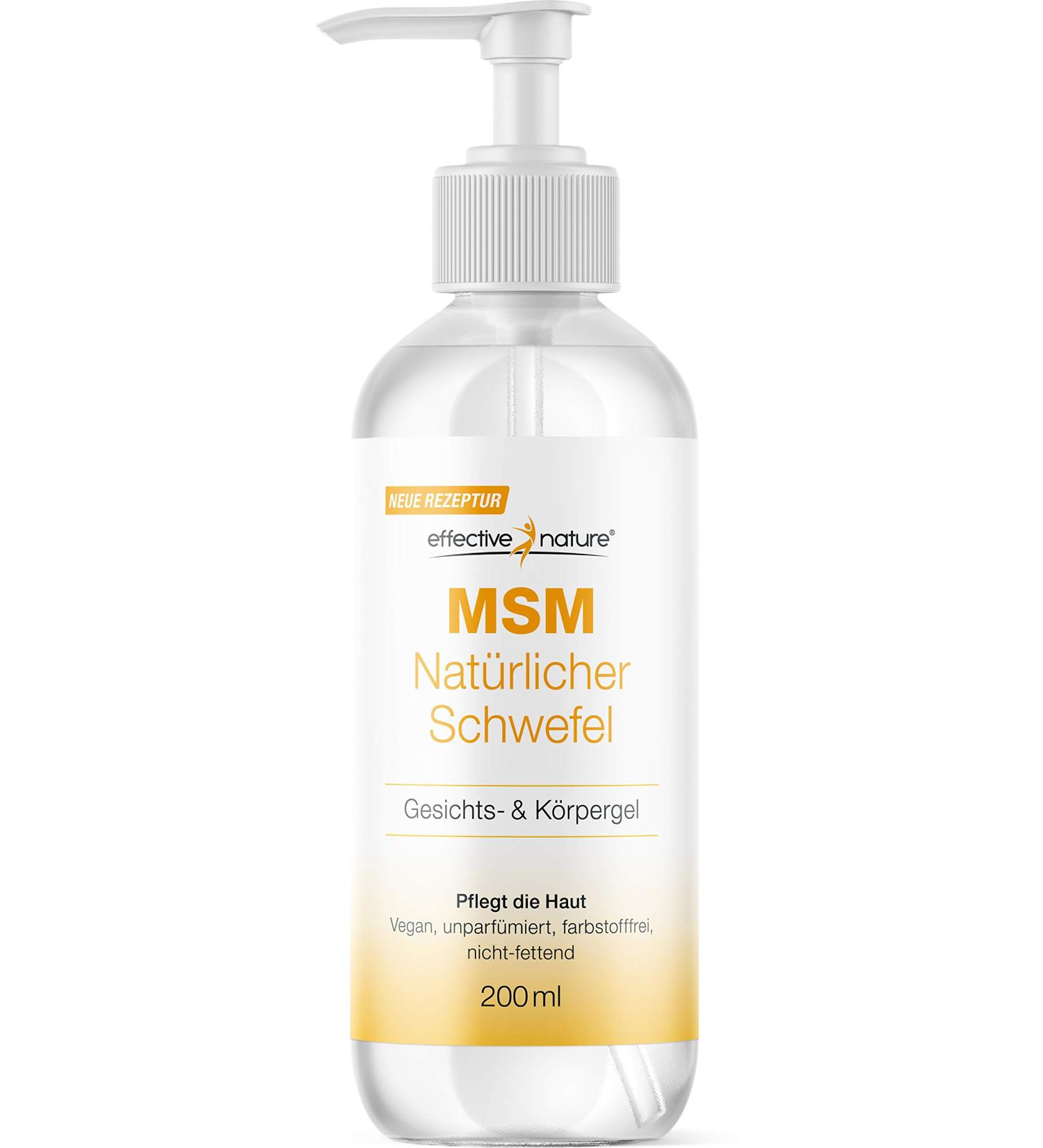 Buy High-Quality MSM Gel for Face & Body - 200ml | Fragrance & Dye-Free | No Sodium Benzoate | Premium MSM Sulfur from USA - International Shipping Available - Buy Online on GoSupps.com