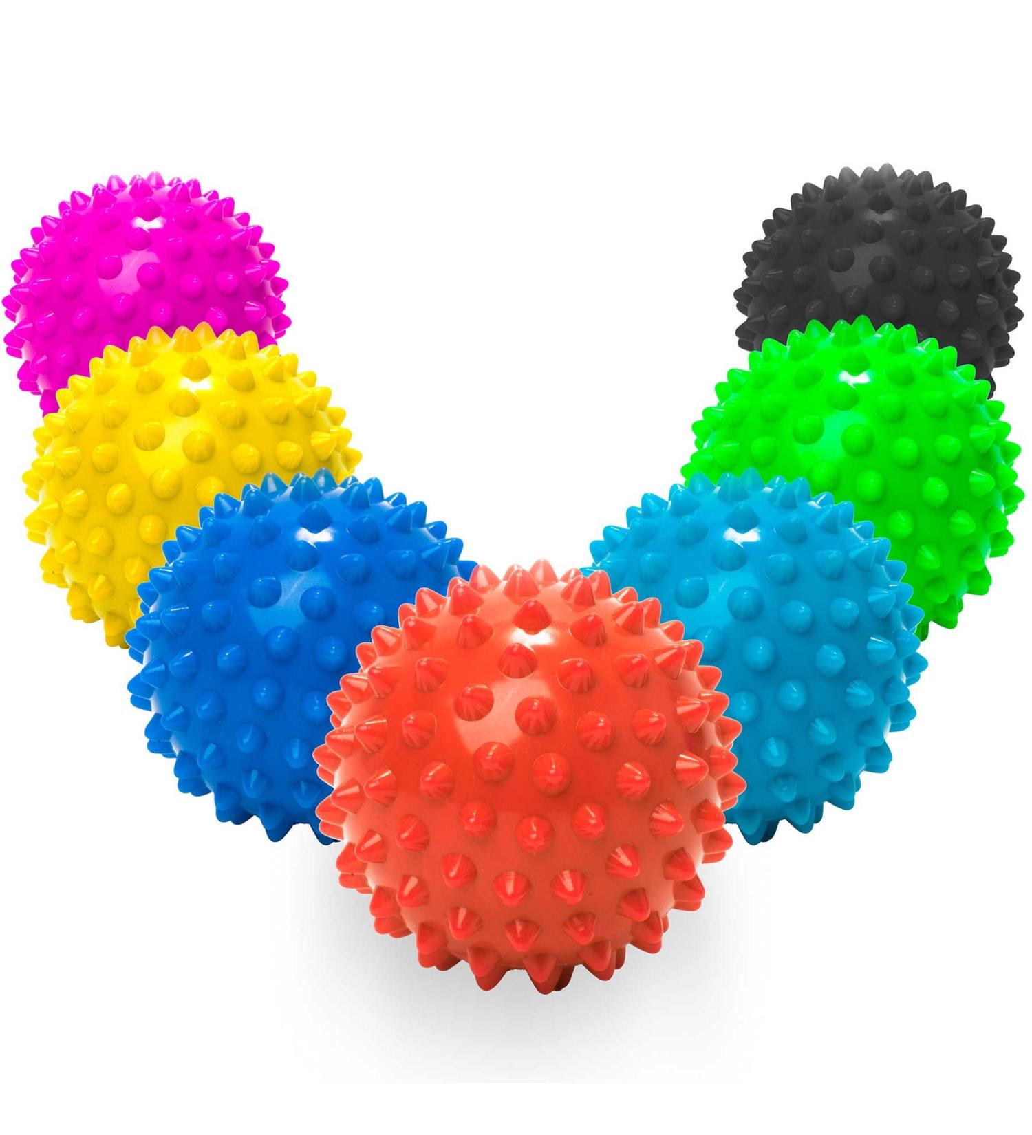 Doyoursports Igelball & Fascienball | 6cm Massage Ball for Neck Back & Feet | Spiked Acupressure Ball for Fascia Training | Violet Lacrosse Ball - Buy Online on GoSupps.com