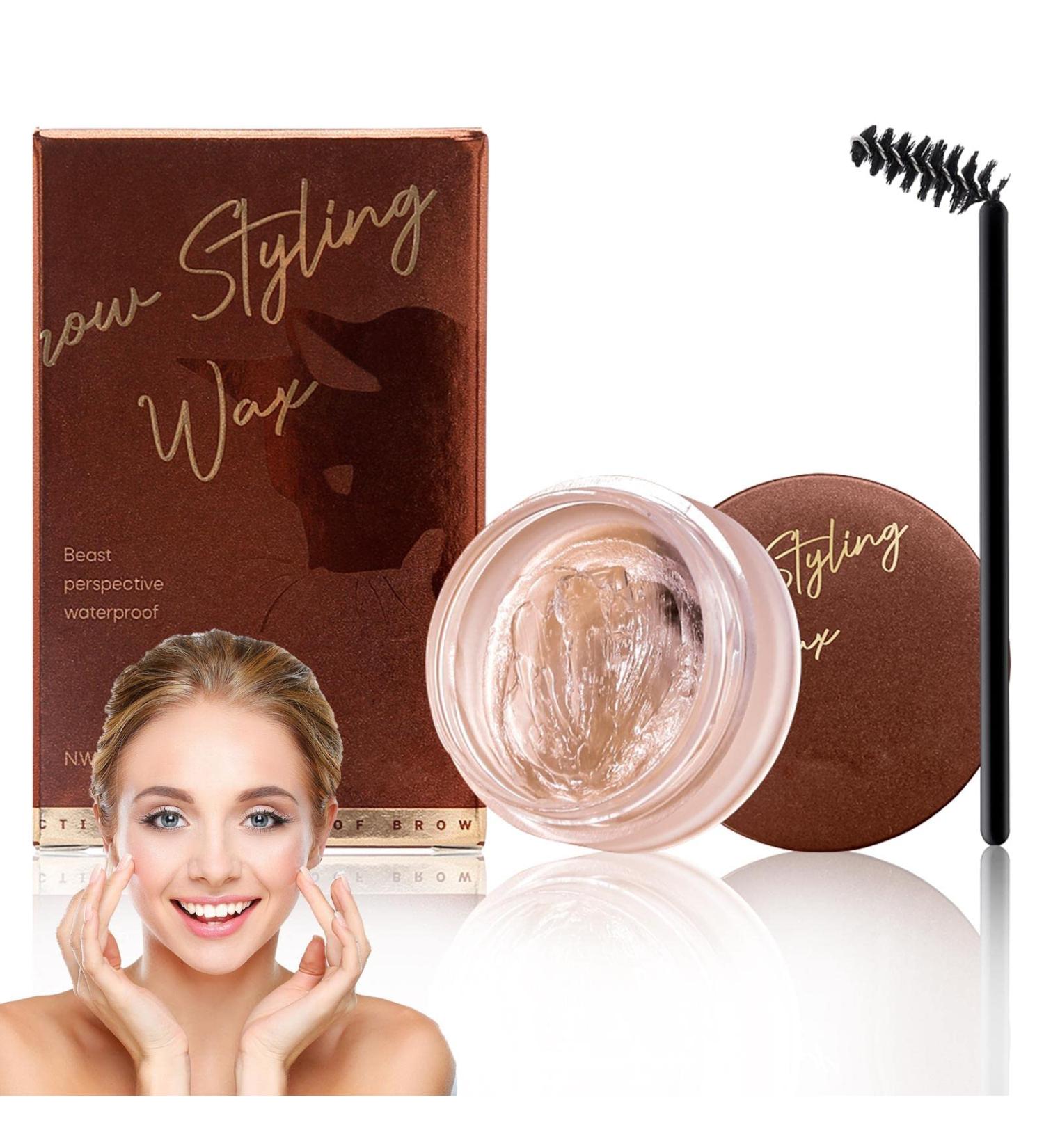3 Eyebrow wax Transparent Long Lasting Natural Eyebrow Wax Waterproof Eyebrow Makeup Balm Pomade Cosmetics Freeze Pomade for Eyebrow Lamination Fanelod 3 Pcs Transparent - Buy Online on GoSupps.com