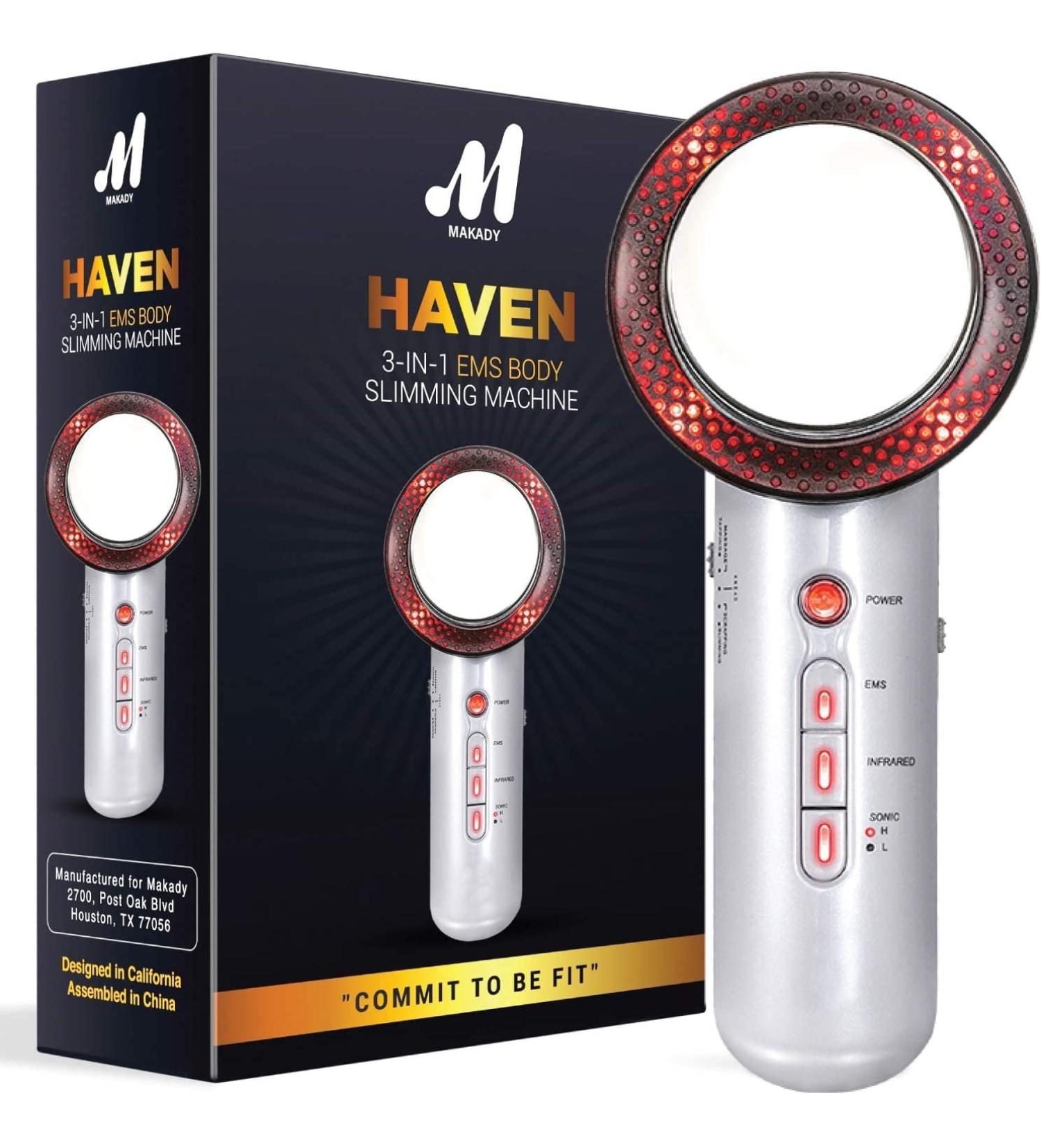 FHS Retail Haven 6-in-1 Body Beauty Device Cellulite Massager - Portable Home Machine for Women - Ideal Gift - Buy Online on GoSupps.com