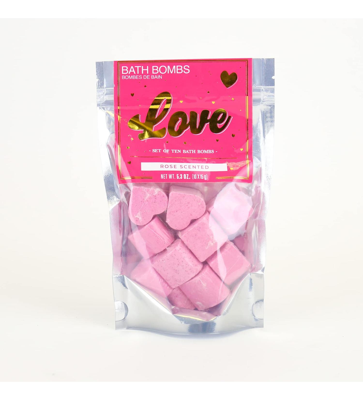 Love Heart Bath Bomb Rose Scented | Gift Republic - Buy Online on GoSupps.com