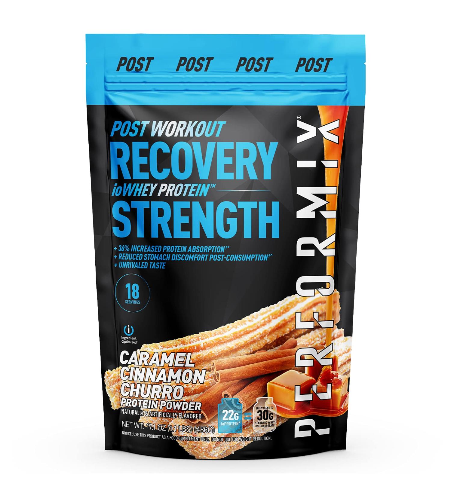 Performix ioWHEY Protein Powder - Caramel Cinnamon Churro Flavor - 22g Protein - 100% Whey Isolate - Low Carb & No Sugar - 18 Servings - Buy Online on GoSupps.com