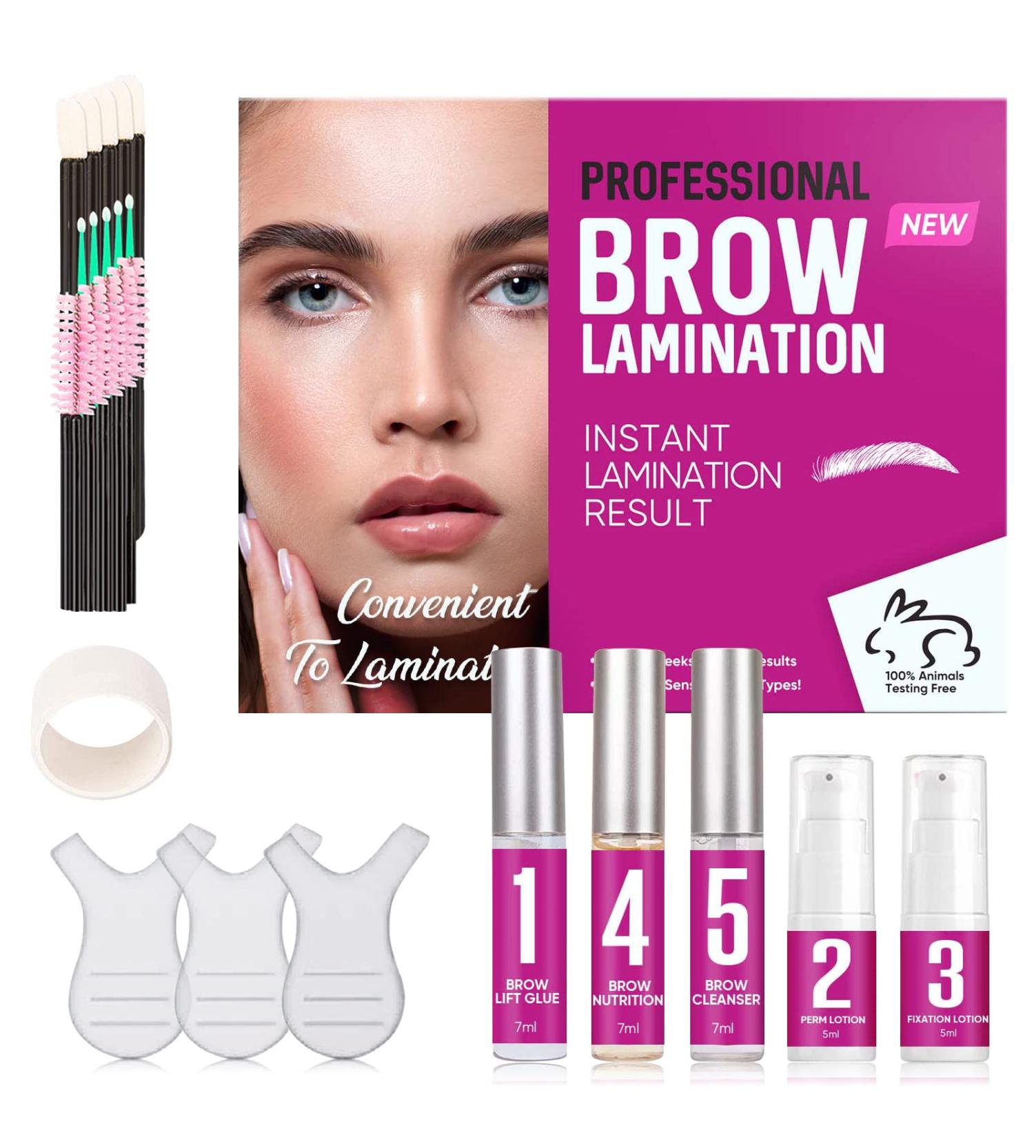 iTecFreely Brow Lamination Kit - Professional DIY Eyebrow Lamination for Thicker, Fuller Brows - Buy Online on GoSupps.com