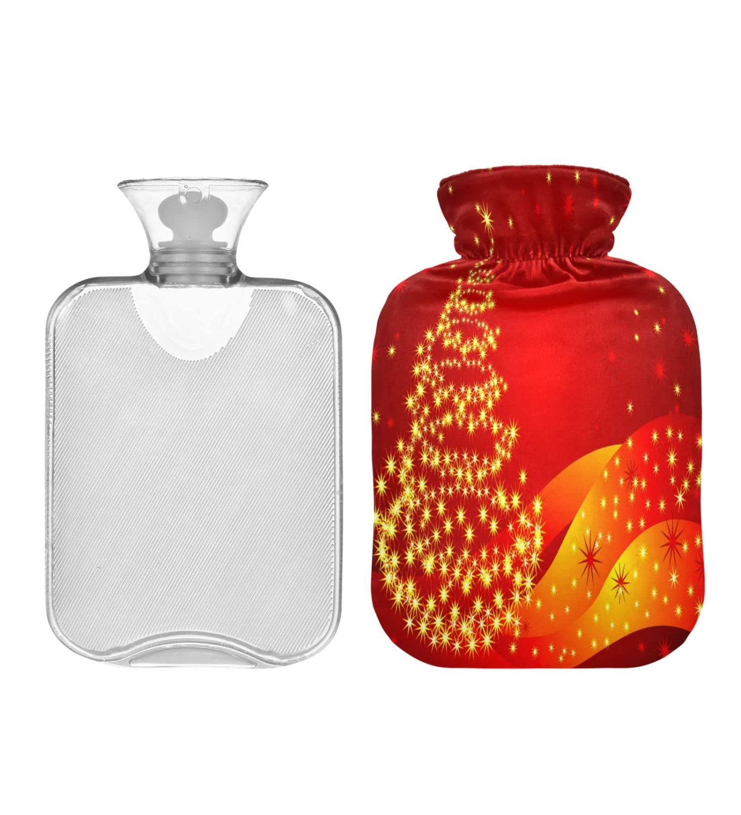 Buy KCLDECI 2L Hot Water Bottle with Christmas Tree Cover - Pain Relief & Foot Warmer for Cramps | Hot & Cold Therapy - Buy Online on GoSupps.com