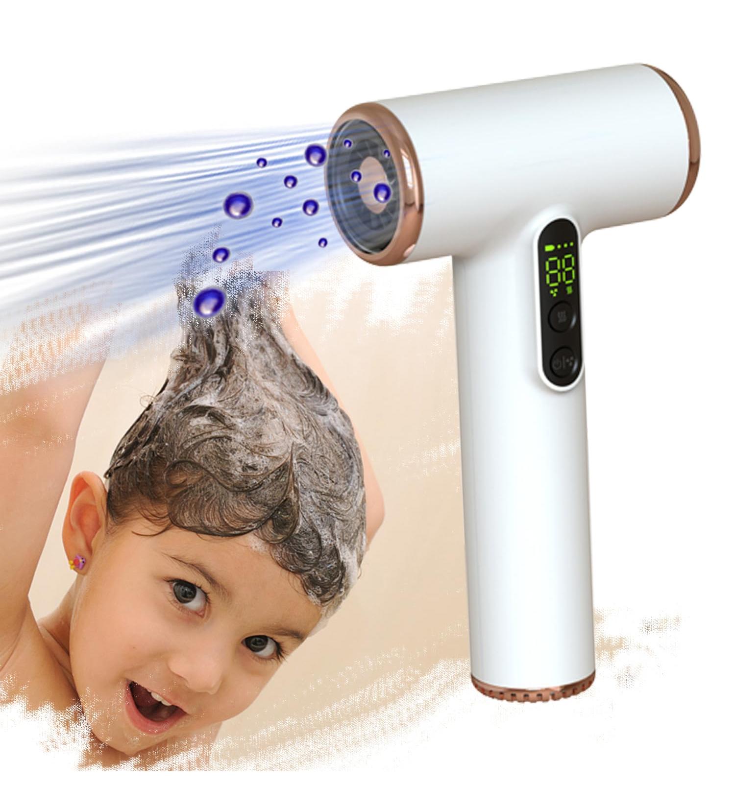 Cordless Rechargeable Hair Dryer Handheld Mini Hairdryer w/Hot & Cold Wind 3 Levels Wind Speed Adjustment Blow Dryer for Home/Painting Hair Care Dryer - Buy Online on GoSupps.com