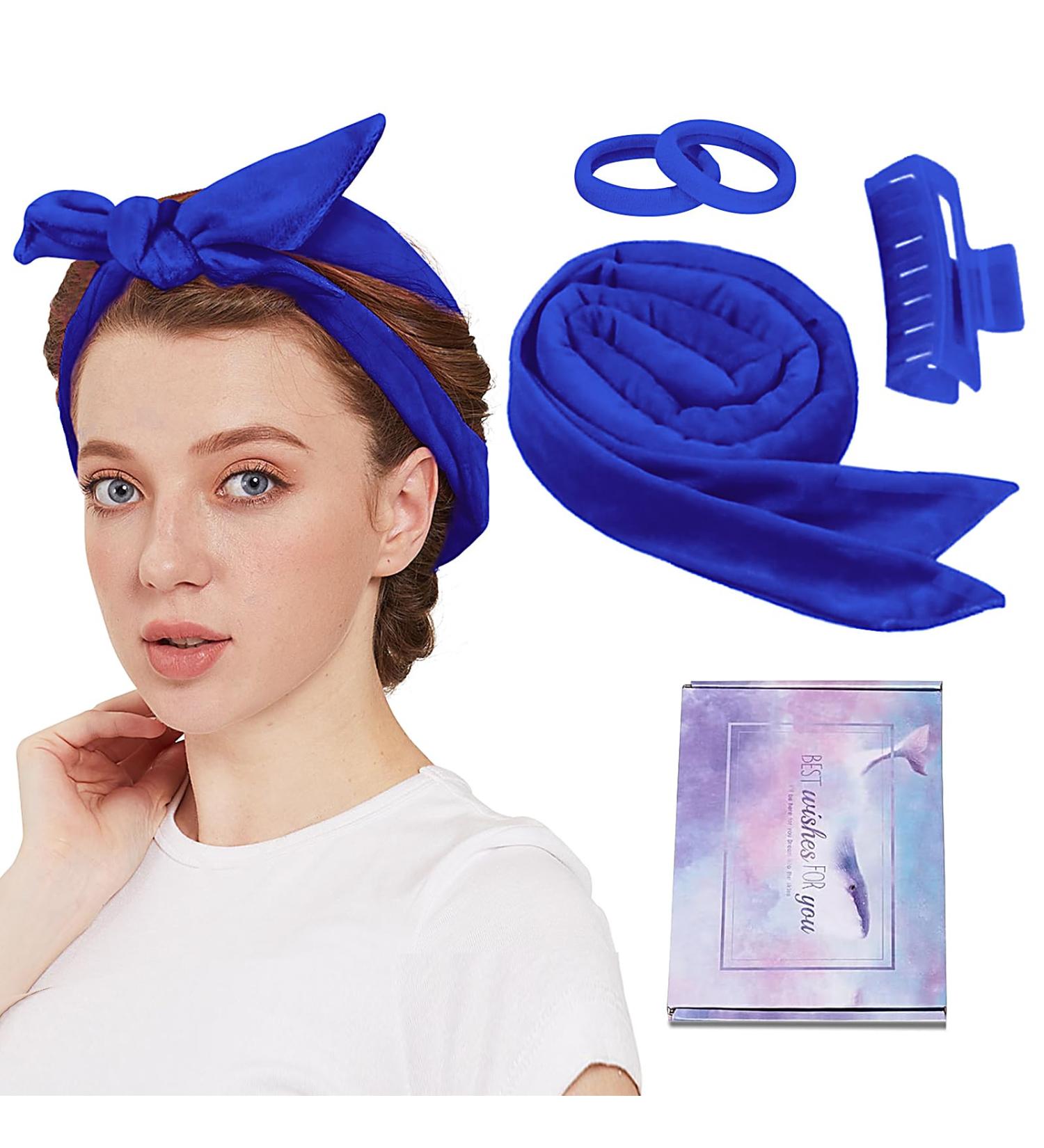 Heatless Curling Rod Headband - Upgraded 60 Soft Hair Curlers for Effortless Curls No Heat Sleep Hair Rollers (Dark Brown) - Buy Online on GoSupps.com