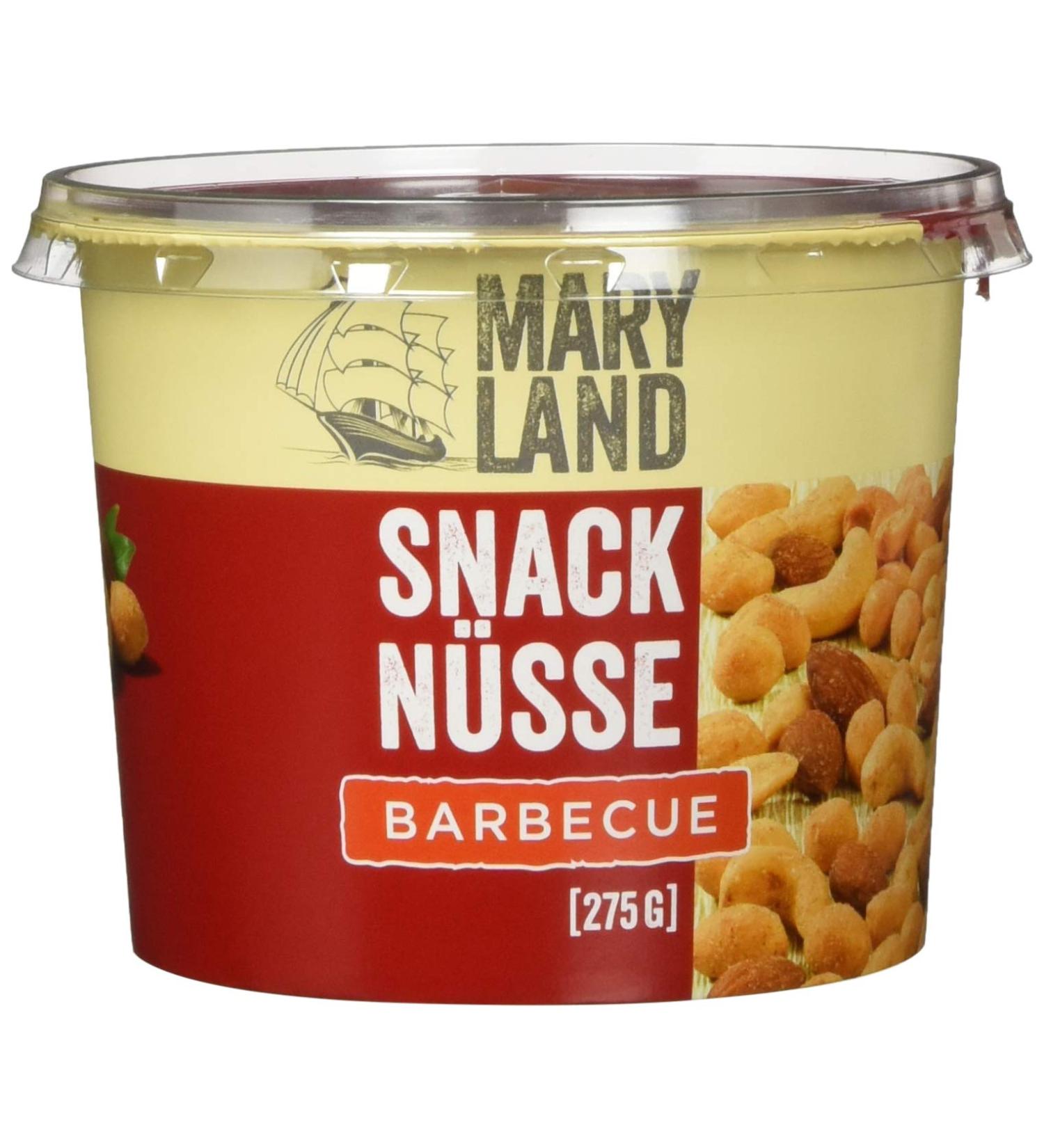 Buy Maryland Snack Nuts Barbecue - Pack of 6 (275g Each) | International Shipping Available - Buy Online on GoSupps.com