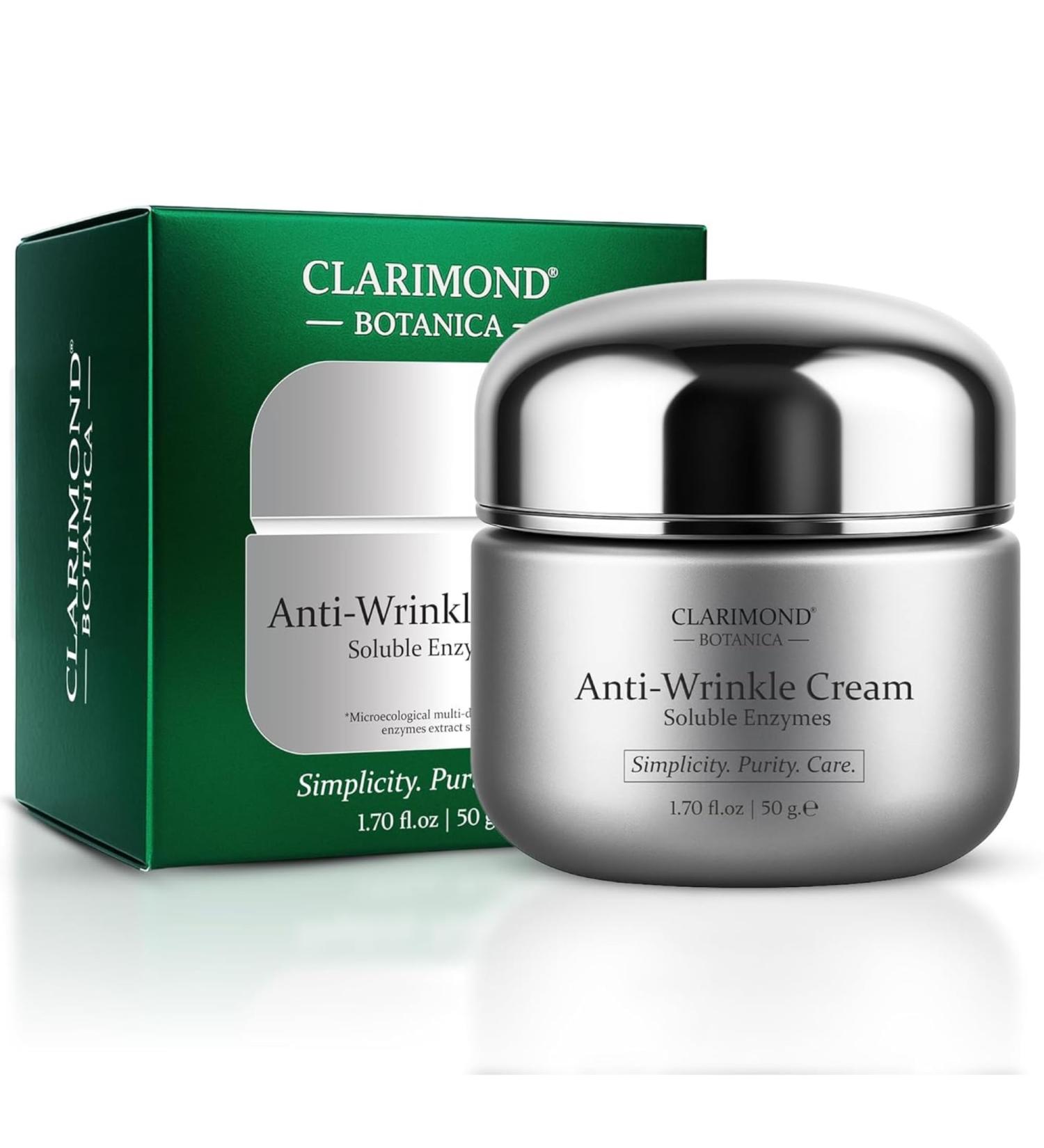 Radiance Renewal Anti-Wrinkle Face Cream Collagen & Peptides Hydrating Brightening Firming Fine Line Reduction Skin Tightening Plumping Moisturizer Skincare w/Pro-Xylane & Soluble Enzymes 50g - Buy Online on GoSupps.com