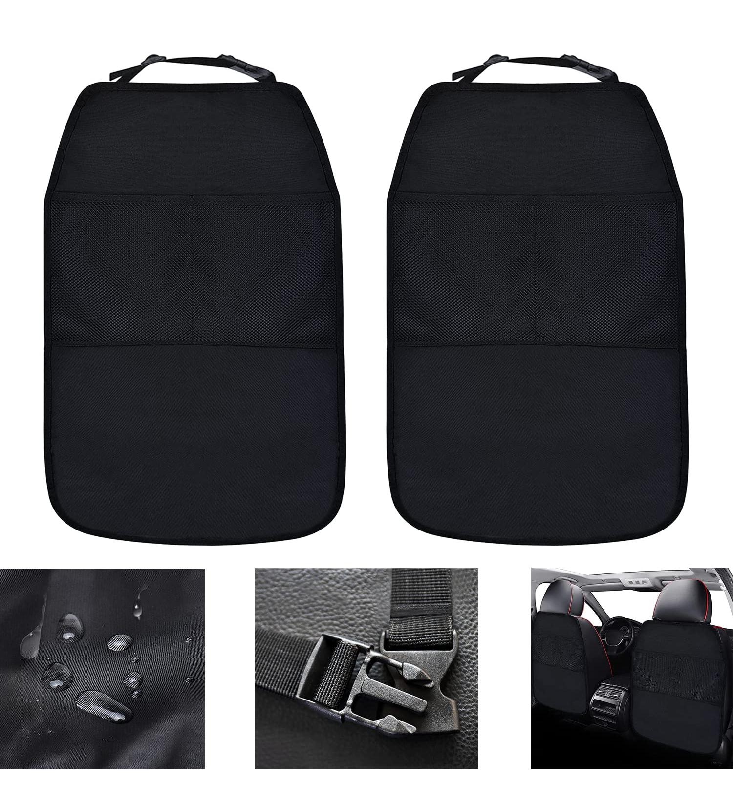 Buy Backrage Protection Auto - 2 STK AutoSitz Protection for Children with Organizers & Kick Mats | Durable Car Backrest Protection - 2 PCs Storage Solution - Buy Online on GoSupps.com
