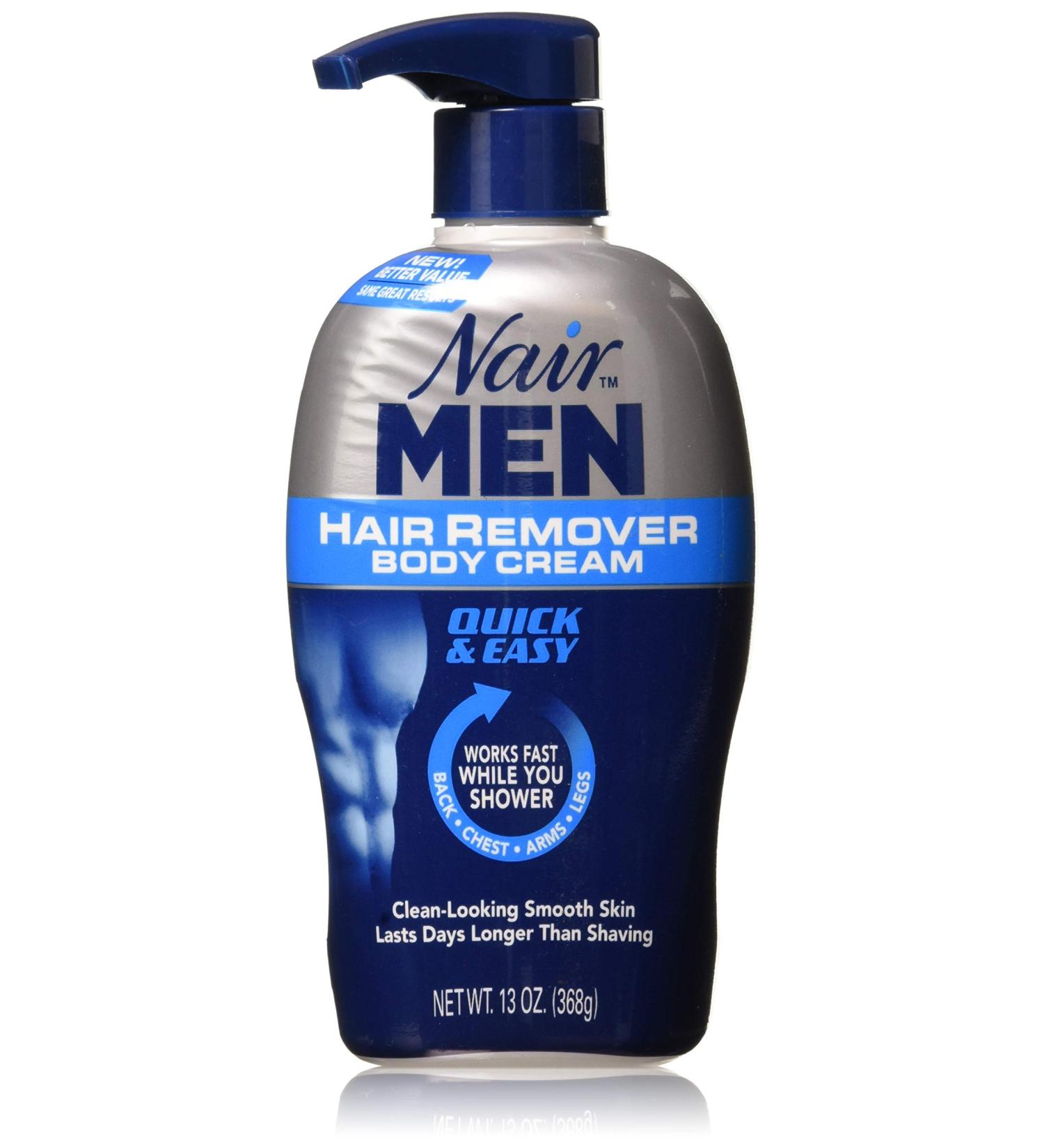 Nair For Men Hair Removal Body Cream 13 oz (Pack of 3)