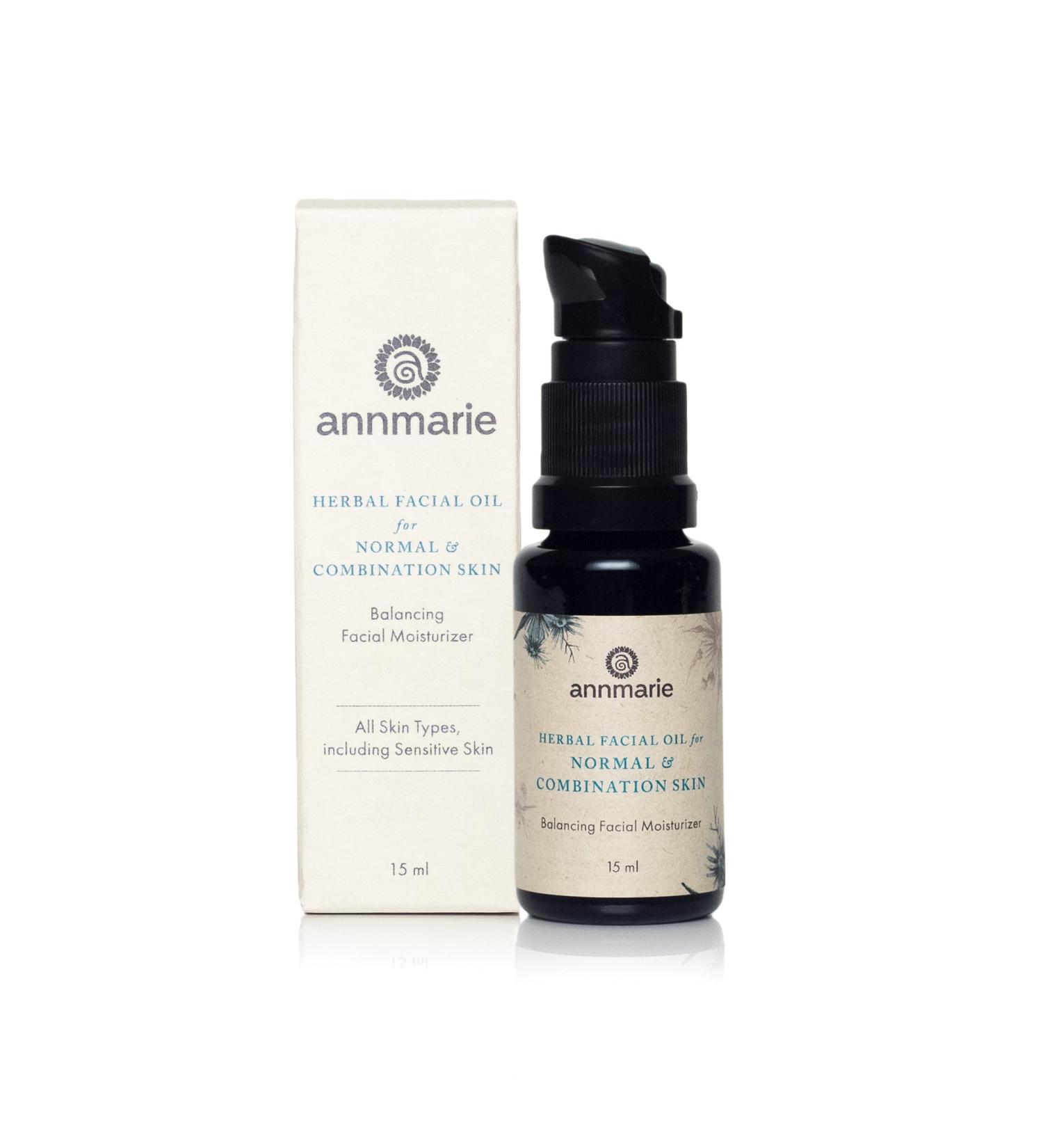 Annmarie Skin Care Herbal Facial Oil - Best Facial Oil for Normal & Combination Skin - International Shipping Available - Buy Online on GoSupps.com