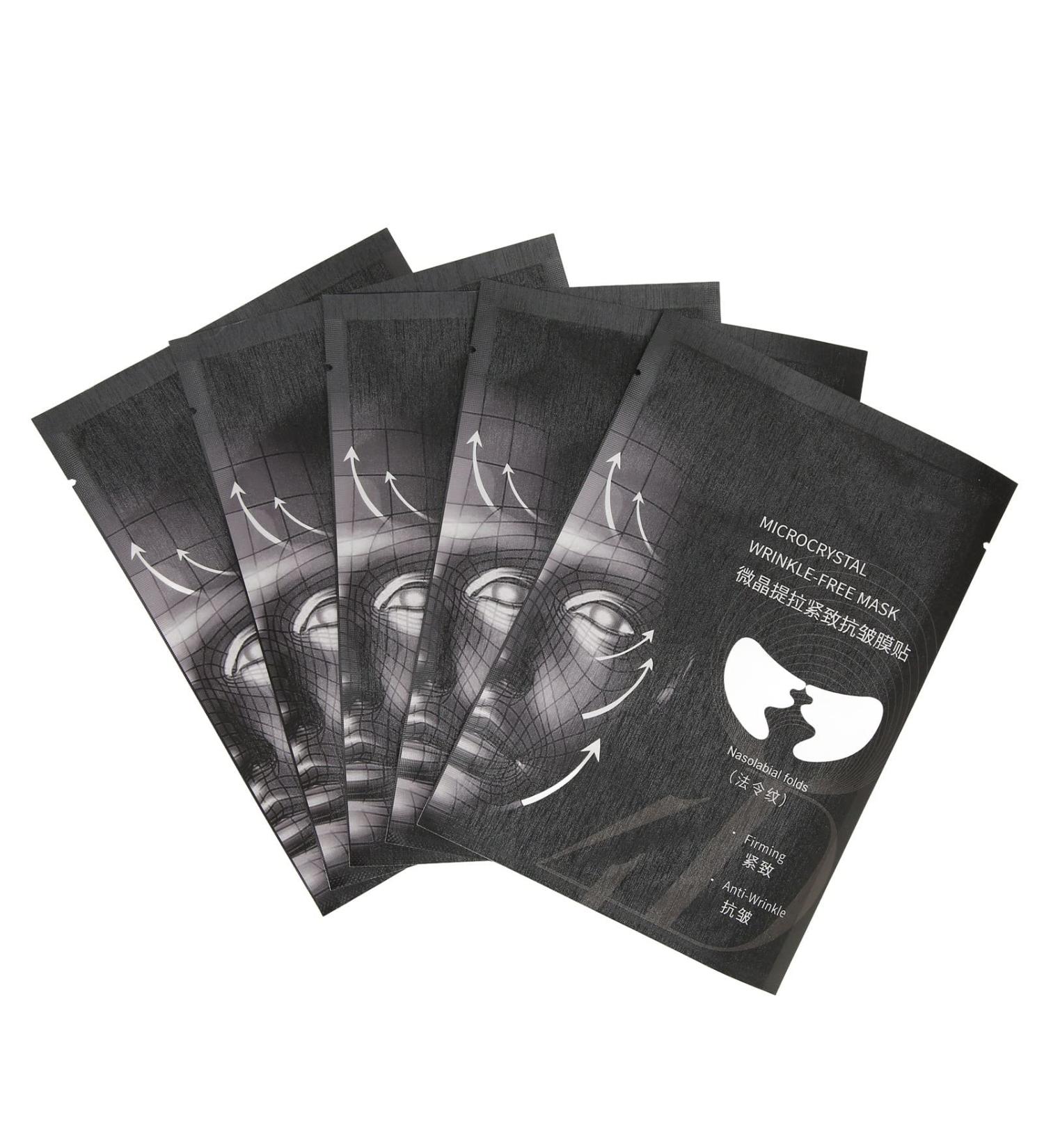 5 Pairs Nasolabial Folds Patch 4d Moisturize Firming Skin Face Wrinkle Patches for Man Woman Cheek Wrinkle Patch for Young Look - Buy Online on GoSupps.com