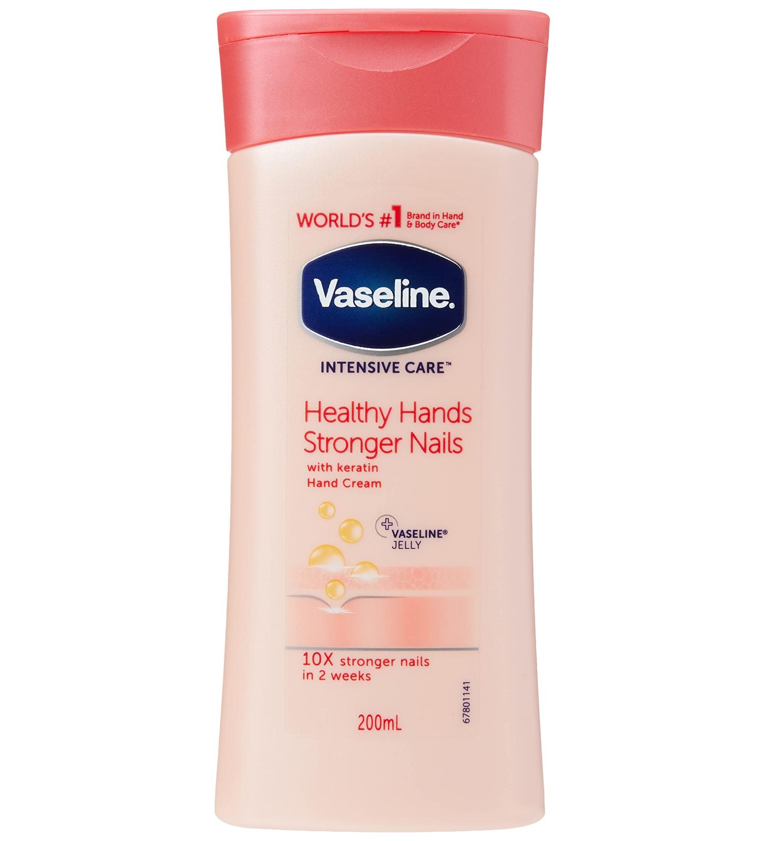 Vaseline Healthy Hand & Nail Conditioning Lotion 6.8oz (200ml) - Moisturizing Formula - Buy Online on GoSupps.com