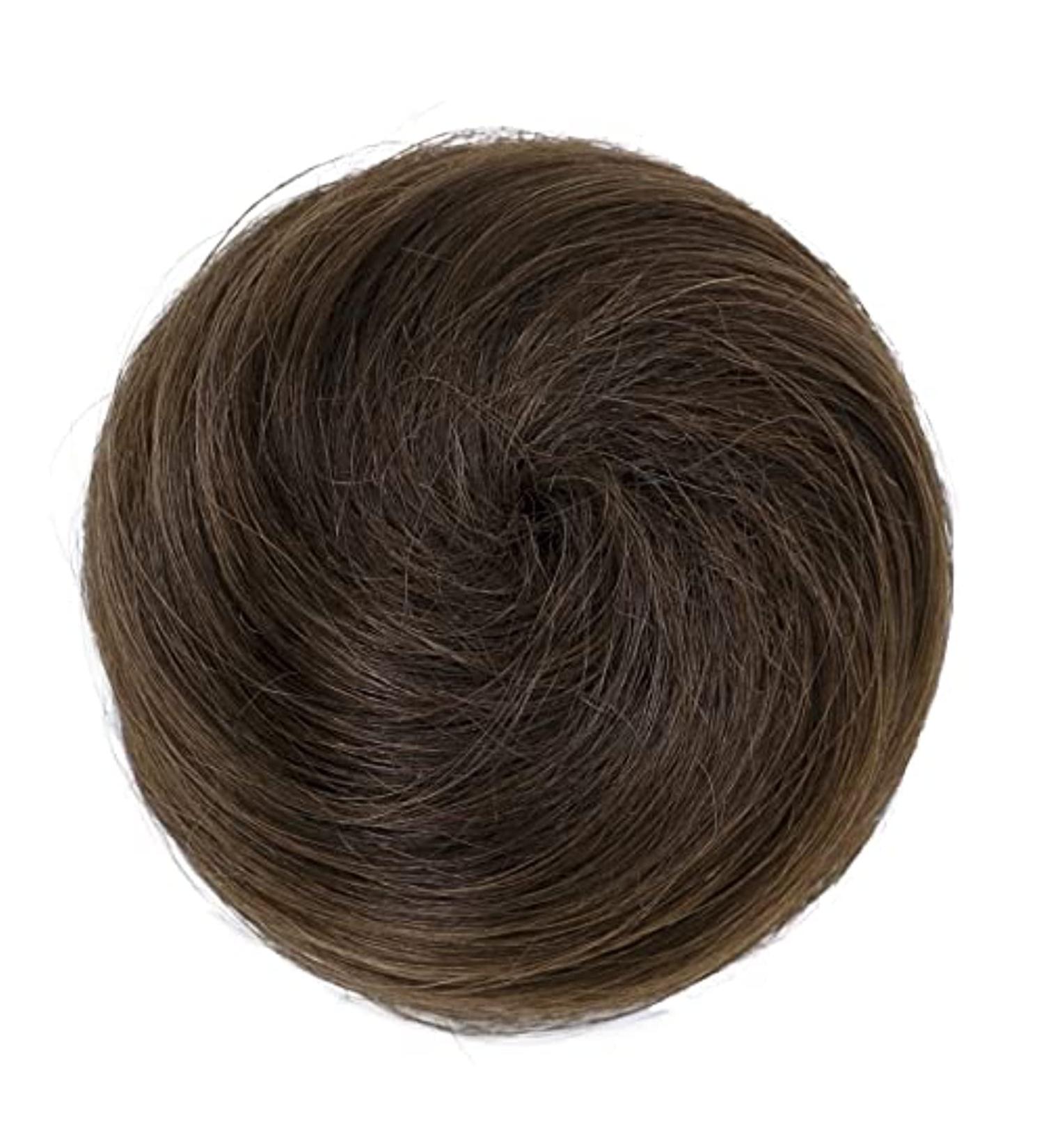 CAISHA 100% Real Hair Bun - Sabrina Updos Hairpiece & Hepburn Bun in Brown #4 (H311d) | International Shipping - Buy Online on GoSupps.com