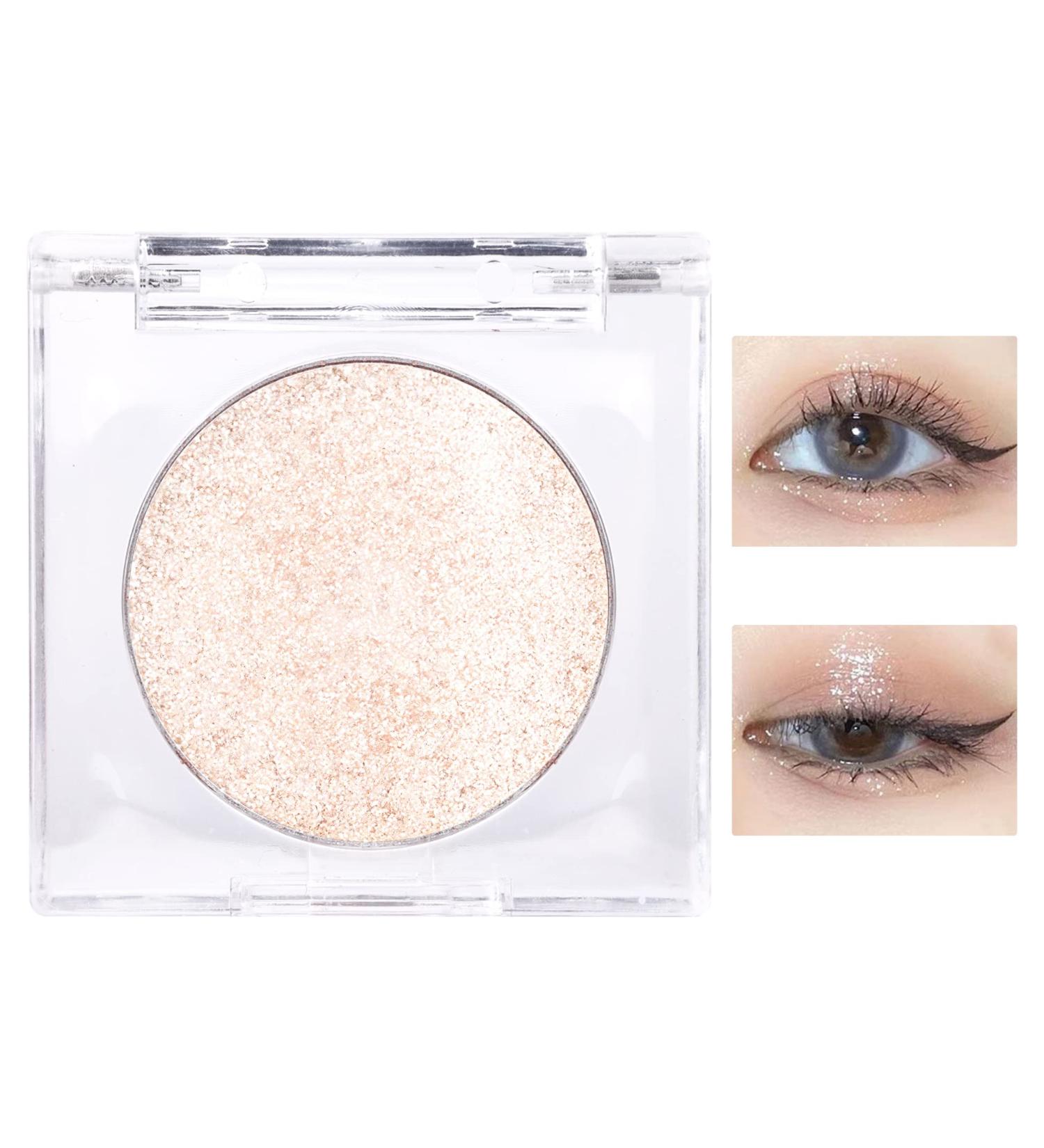 ALICE Glitter Eyeshadow - Moon Gold Bling Highlight - 24H Long Lasting - Vegan - Easy to Apply - Brilliant Colored Flash 001B - Buy Online on GoSupps.com
