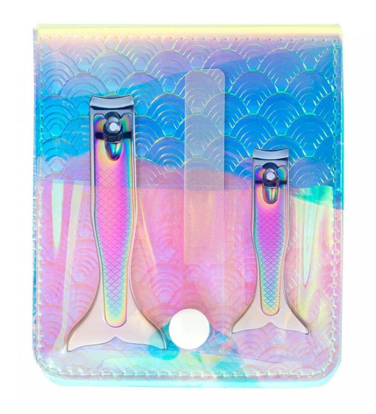 Mermaid Nail Clippers Stainless Steel Cuticle Remover Trimmer Scissor Manicure Pedicure Fingernail Nipper Tool Two Sizes - Buy Online on GoSupps.com