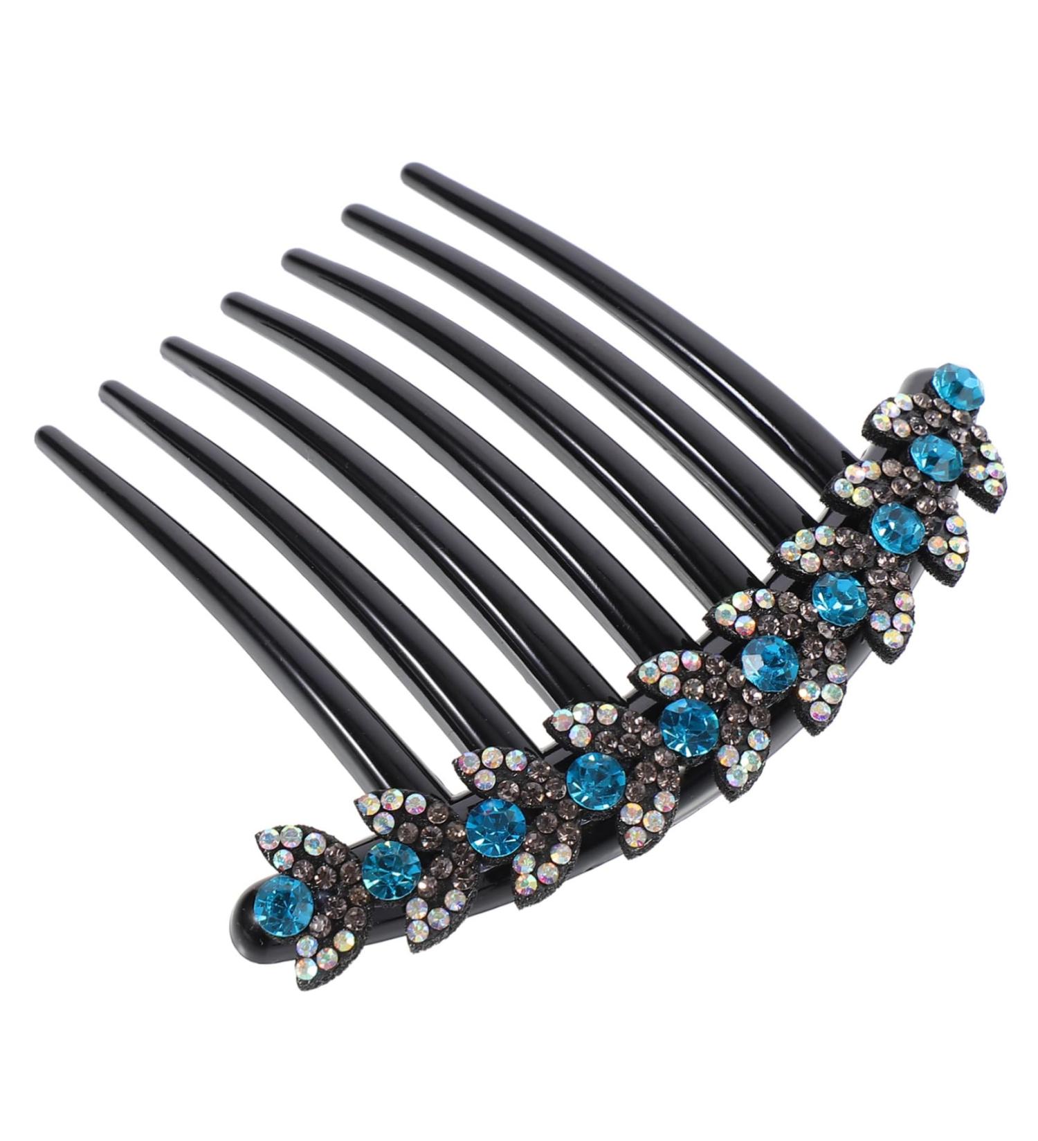 Angoily Issue Card Hair Clips for Girls French Pin Girls Hair Clip Side Hair Clip Wedding Combs Hairpin Rhinestone Bobby Pins Rhinestone Hair Stick Resin Dense Top Clip Miss - Buy Online on GoSupps.com