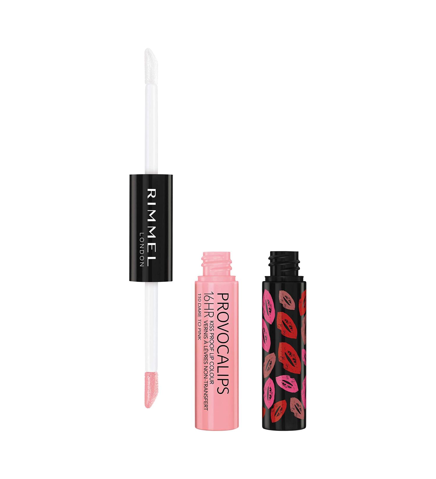 Rimmel Provocalips 16hr Kissproof Lipstick - Dare To Pink 0.14 oz - Buy Online on GoSupps.com