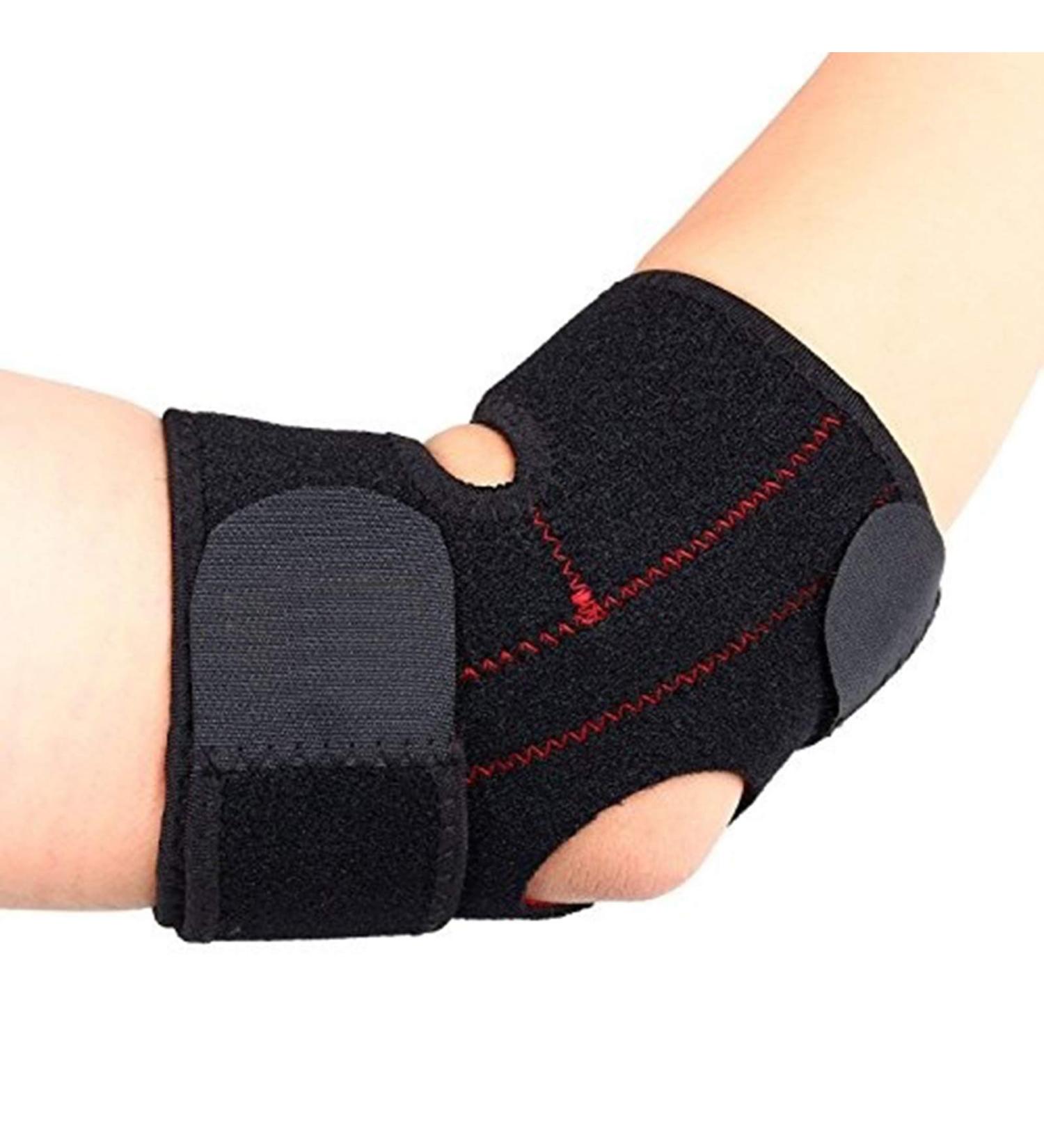 Elbow Bandage for Tendon Inflammation | Protective Neoprene Support & Fitness Tape - Buy Online on GoSupps.com