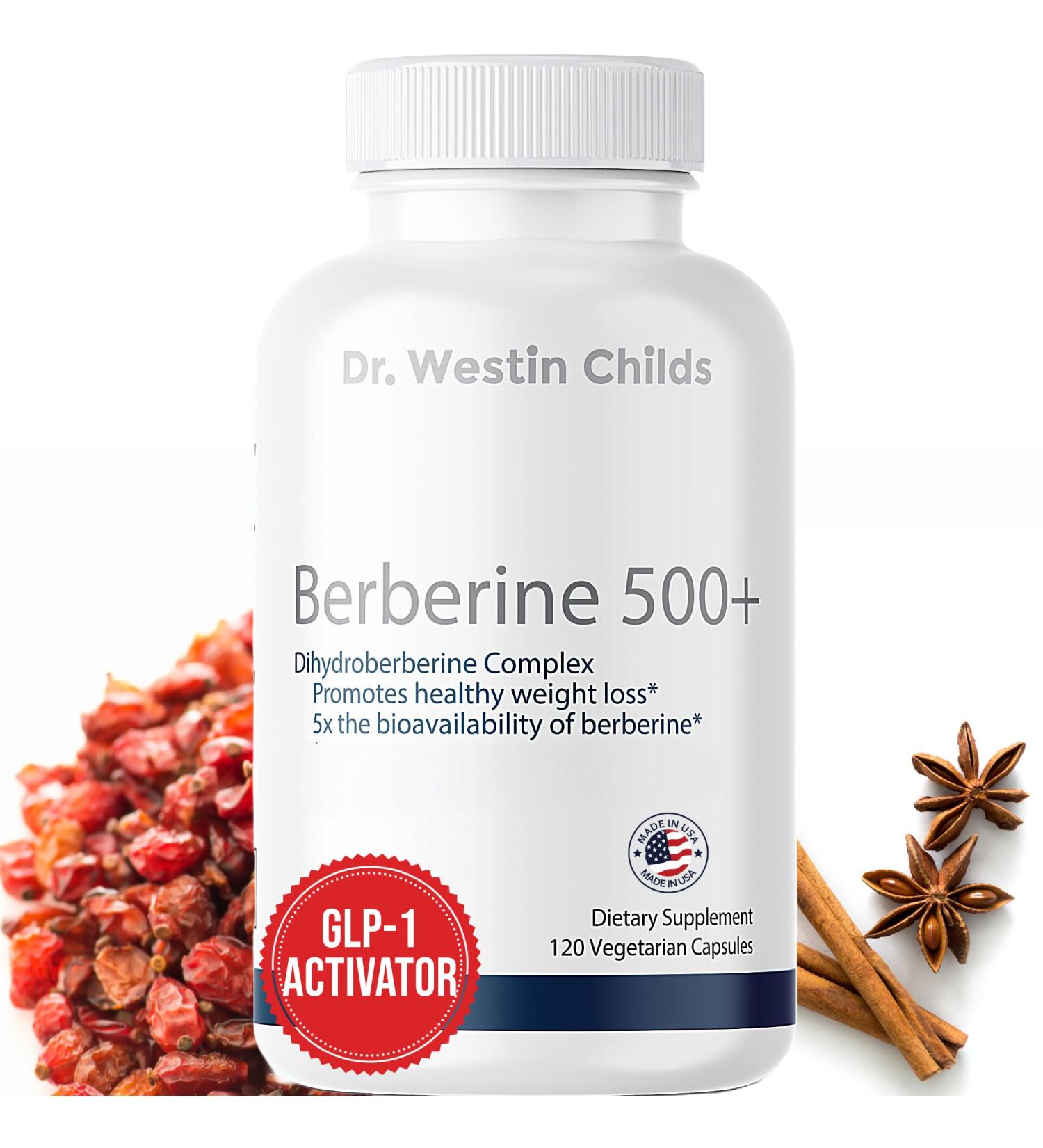 Dr. Westin Childs Dihydroberberine Supplement 200 mg for Women & Men Cardiovascular Gut Thyroid & Immune Support with Alpha Lipoic Acid - May be 5X More Effective Than Berberine HCL | 60 Ct - Buy Online on GoSupps.com