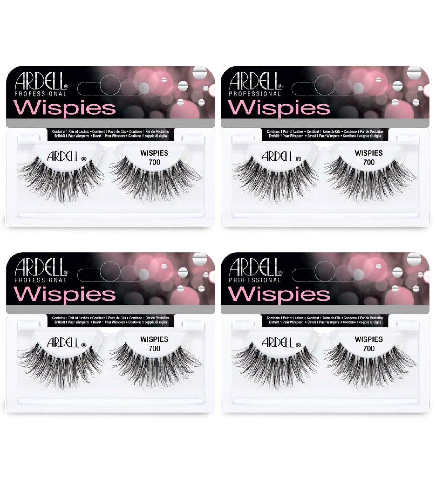 Ardell Pro Wispies 700 Lashes - 4 Pack | Natural Looking False Eyelashes - Buy Online on GoSupps.com