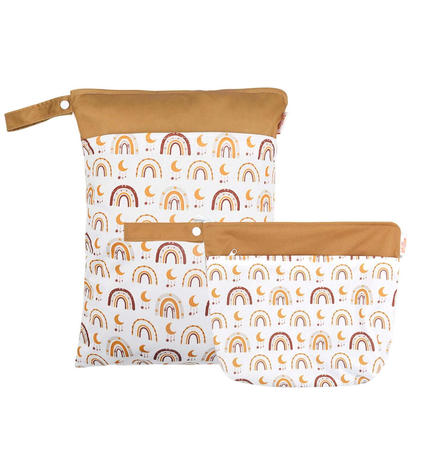 SEAUR Dry Wet Bag Set | Big Baby Diaper Bag for Kindergarten | Washable & Reusable Cultural Bags for Swimming & Gym | 2 Pieces (20x28cm & 30x40cm) - Buy Online on GoSupps.com