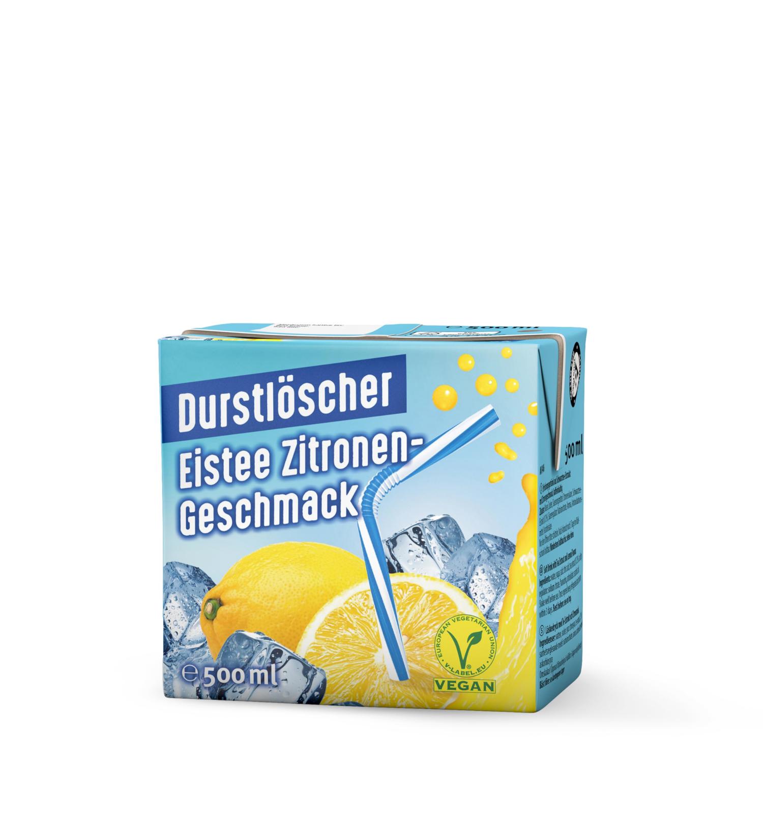  Durstl scher WeserGold Lemon Iced Tea Bags 12 x 500 ml Pack of 12 - Buy Online on GoSupps.com