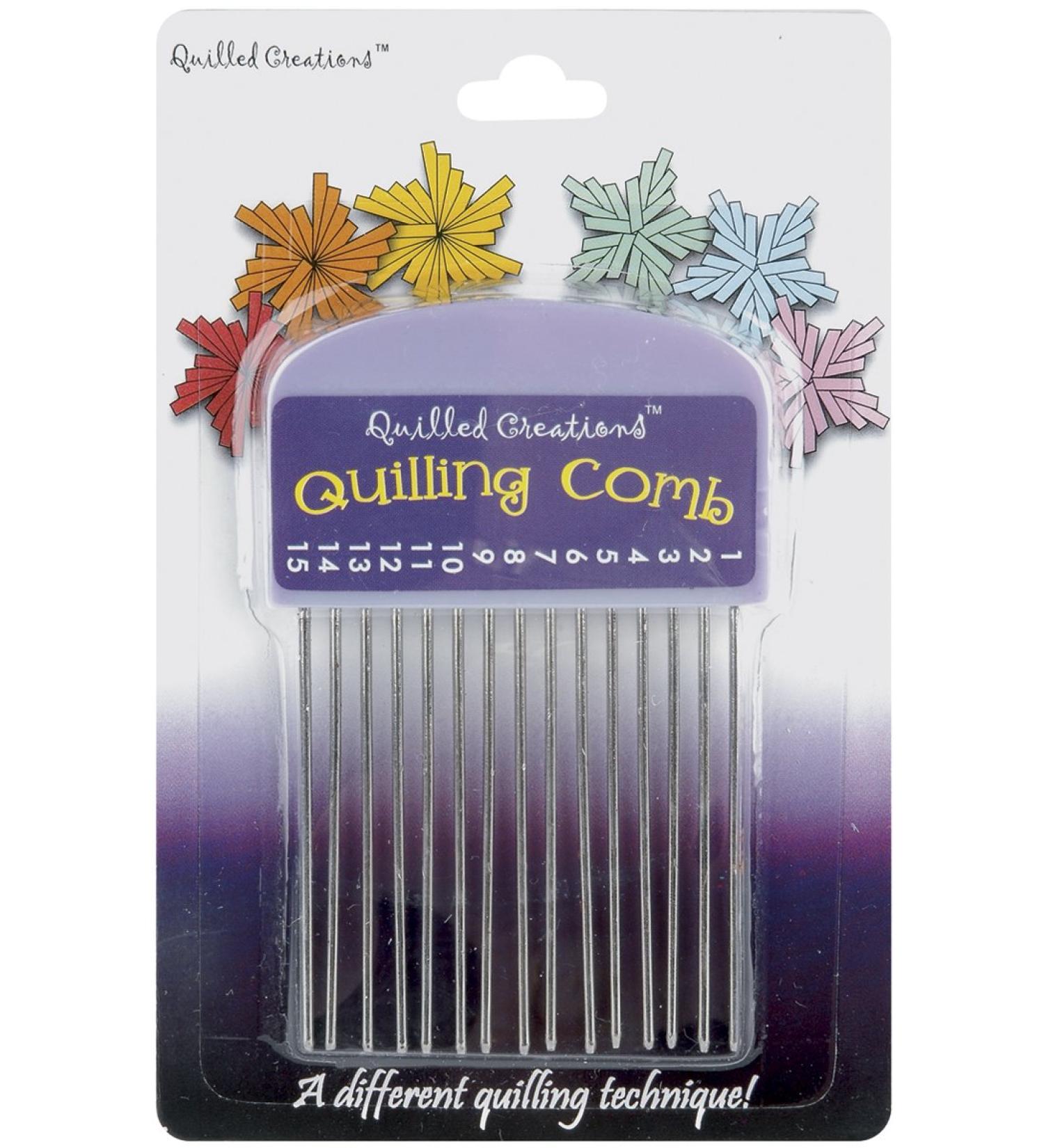 Quilling Comb Purple