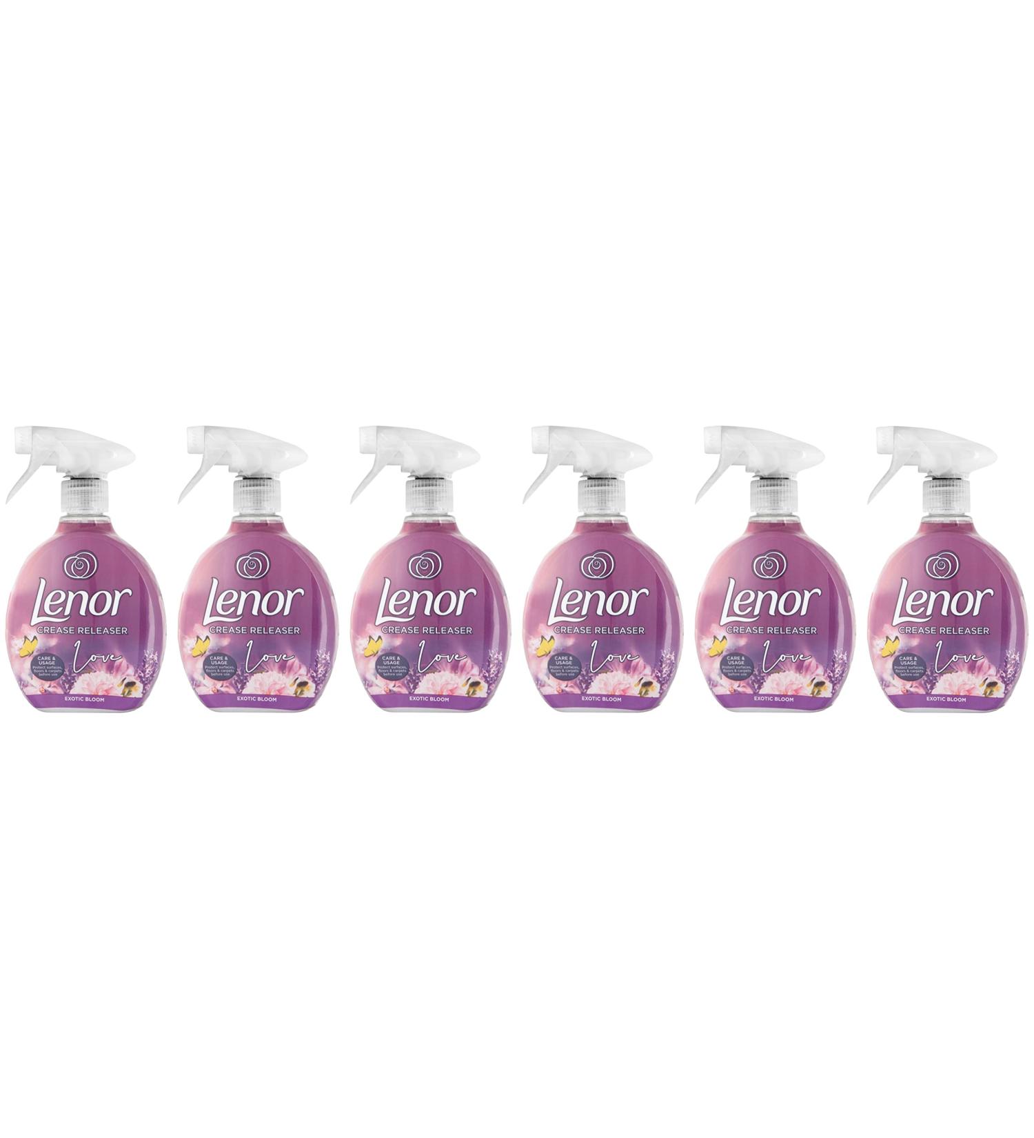 Lenor Crease Releaser Spray Removes Creases in Fabric Exotic Bloom Scent 6Pk 6 x 500ml - Buy Online on GoSupps.com