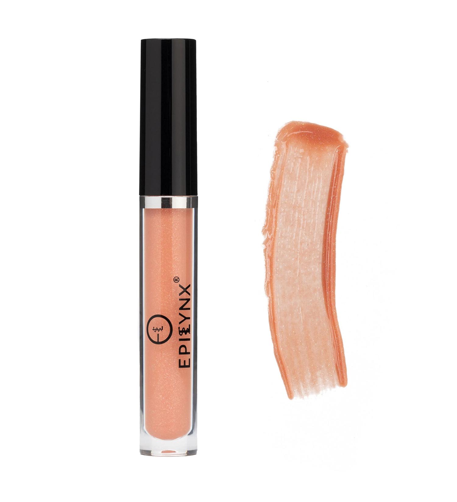 EPILYNX Vegan Long Lasting Lip Gloss - Satin & Glitter - Allergen Free for Sensitive Skin - Shimmer Sunset - Buy Online on GoSupps.com