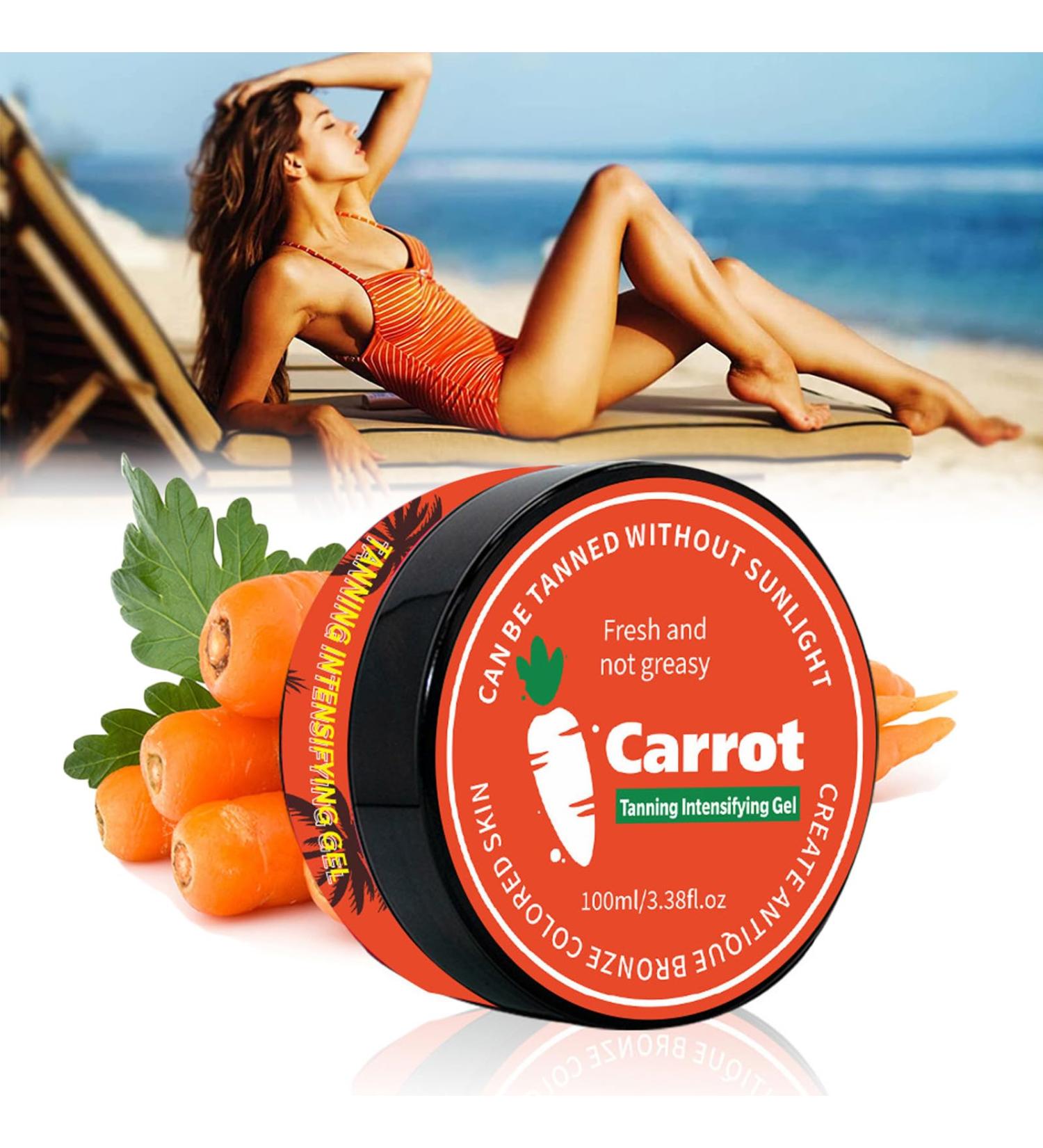 Luxury Carotene Tanning Gel - Intensive Tanning Accelerator for Natural Tan | Ideal for Sun & Sunbeds (1PC - Buy Online on GoSupps.com